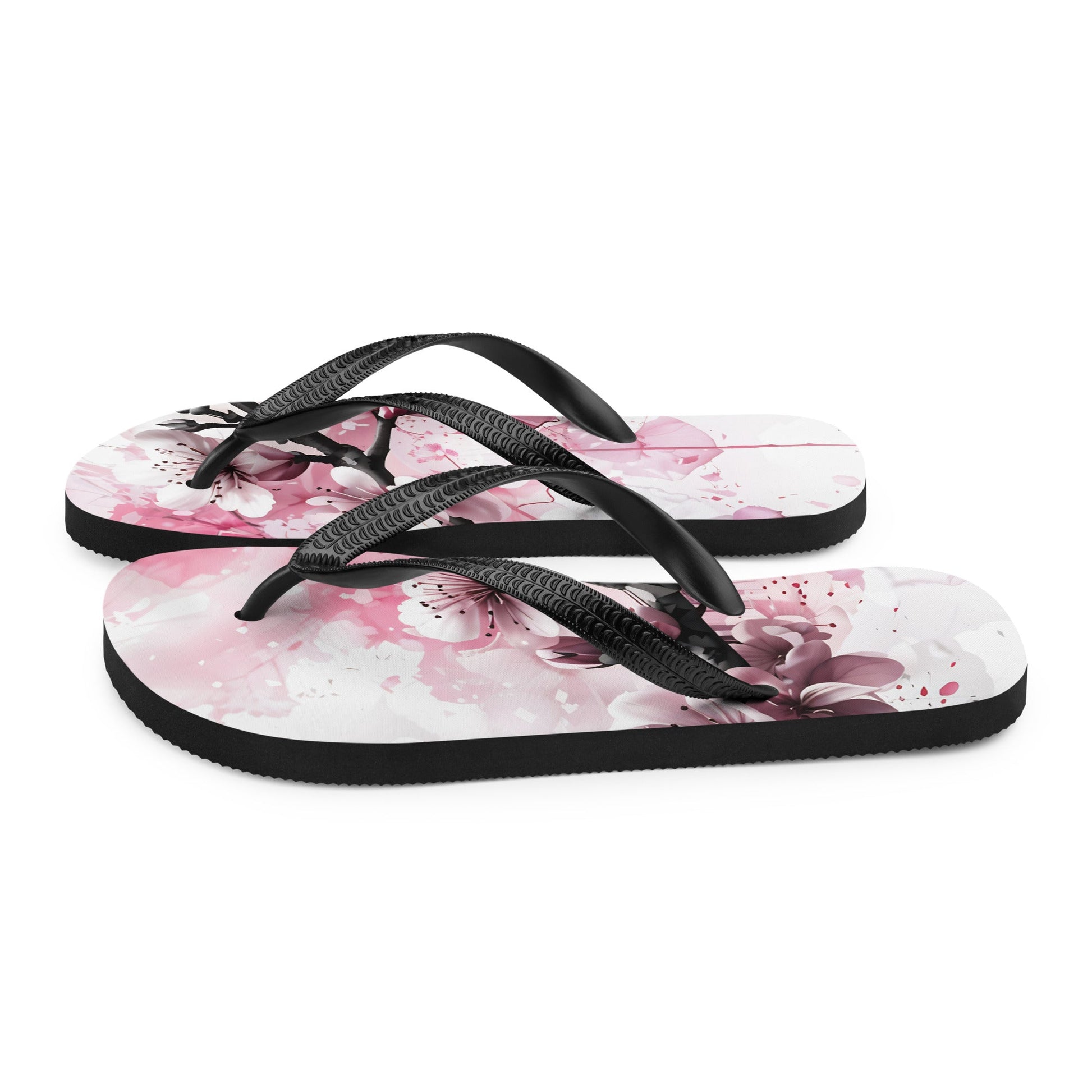 Bird On Cherry Blossom Branch Flip - Flops - Footwear - Discovery Co.