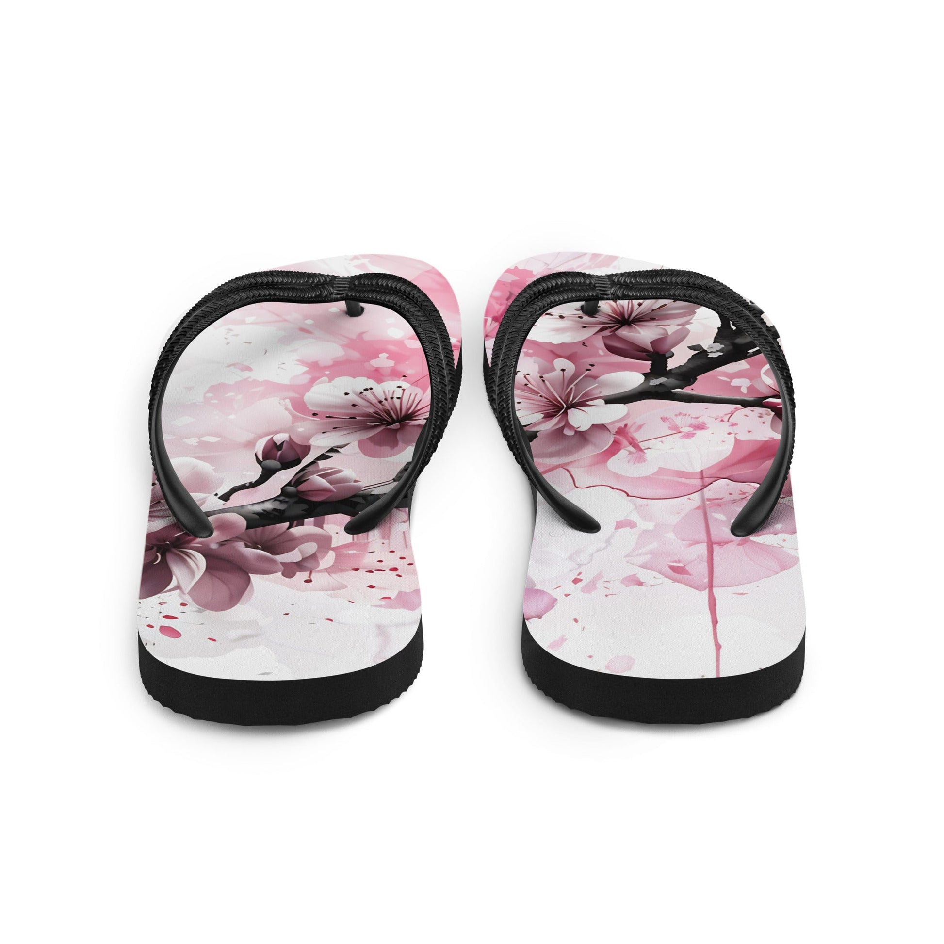 Bird On Cherry Blossom Branch Flip - Flops - Footwear - Discovery Co.