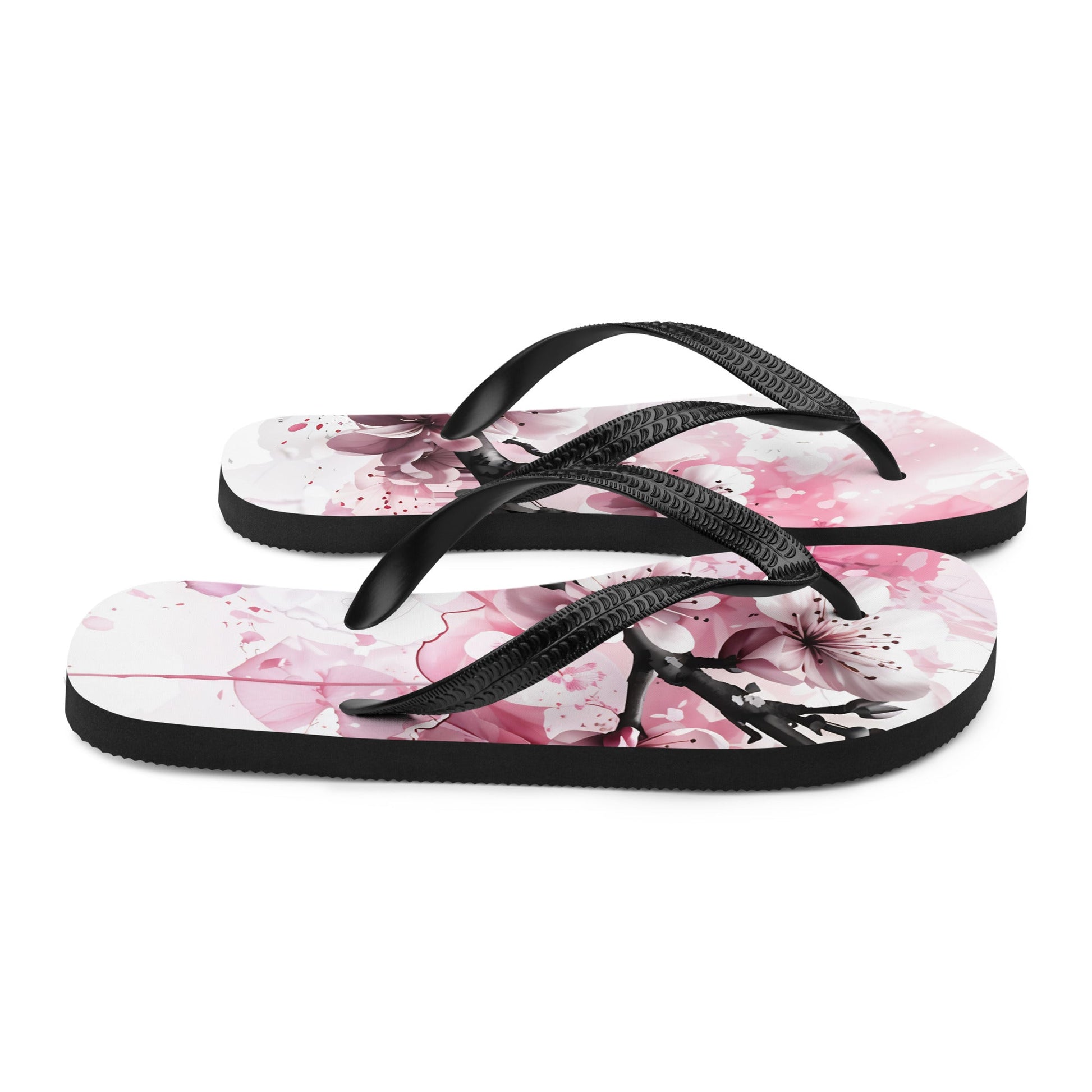 Bird On Cherry Blossom Branch Flip - Flops - Footwear - Discovery Co.
