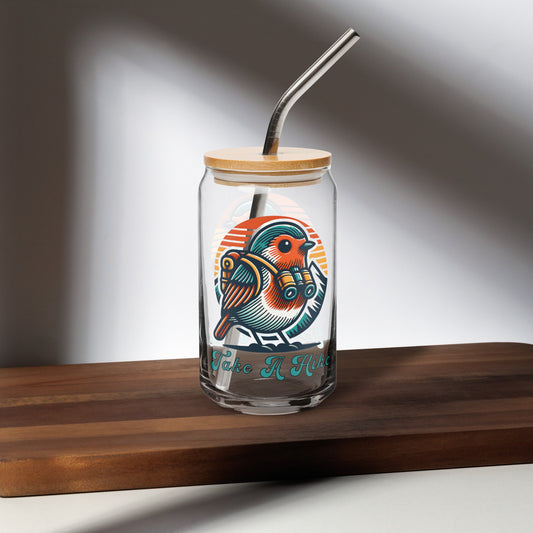 Bird Take A Hike Can - Shaped Glass - Can - Shaped Glass - Discovery Co.