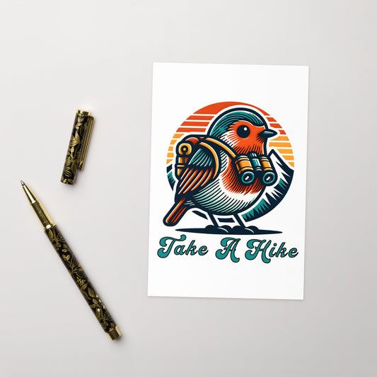 Bird Take A Hike Greeting Card - Greeting Card - Discovery Co.