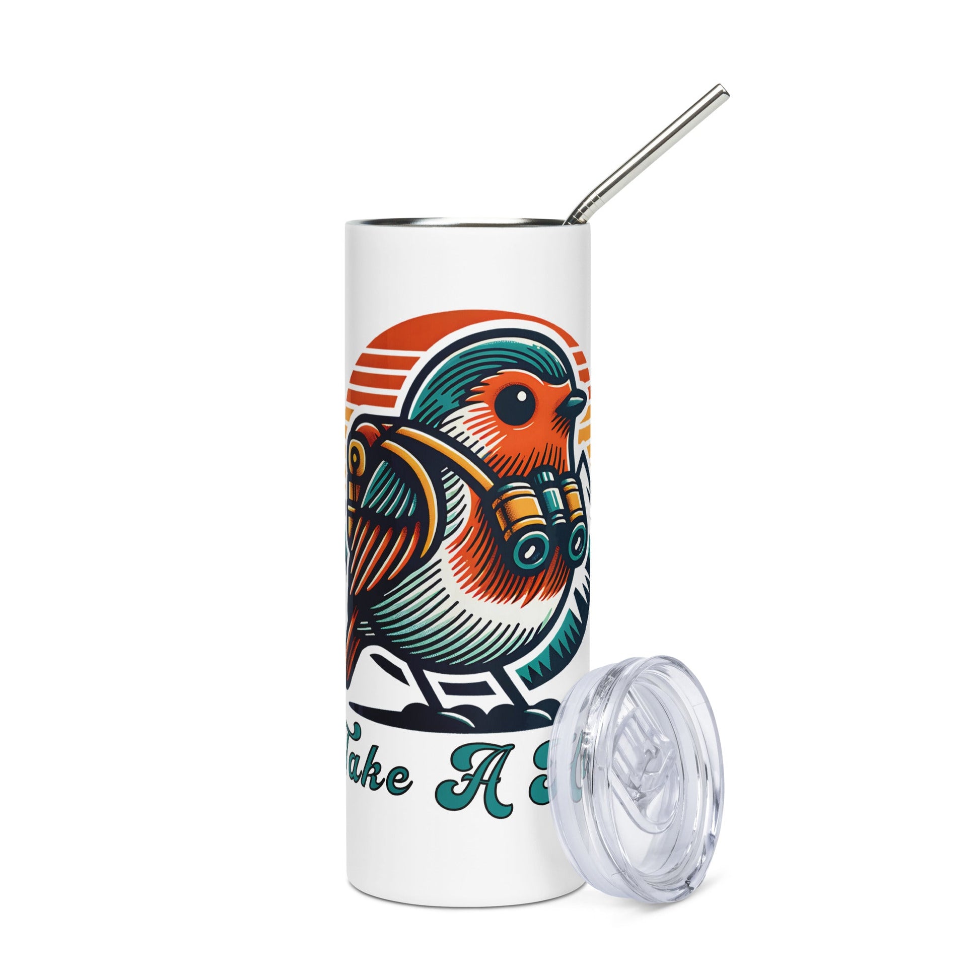 Bird Take A Hike Stainless Steel Tumbler - Steel Tumbler - Discovery Co.