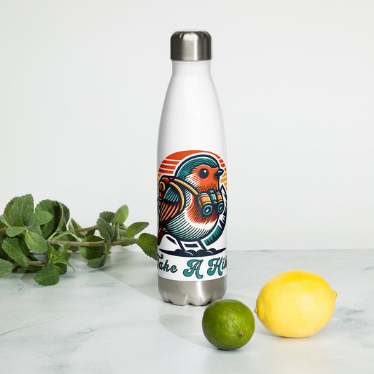 Bird Take A Hike Stainless Steel Water Bottle - Stainless Steel Water Bottle - Discovery Co.