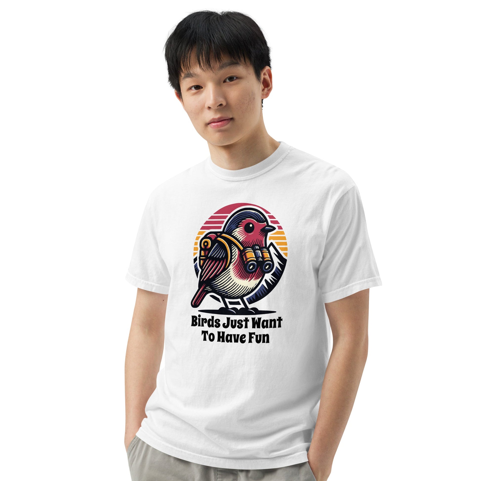 Bird's Just Want To Have Fun Men's (Unisex) Premium Tee - Men's Shirts - Discovery Co.