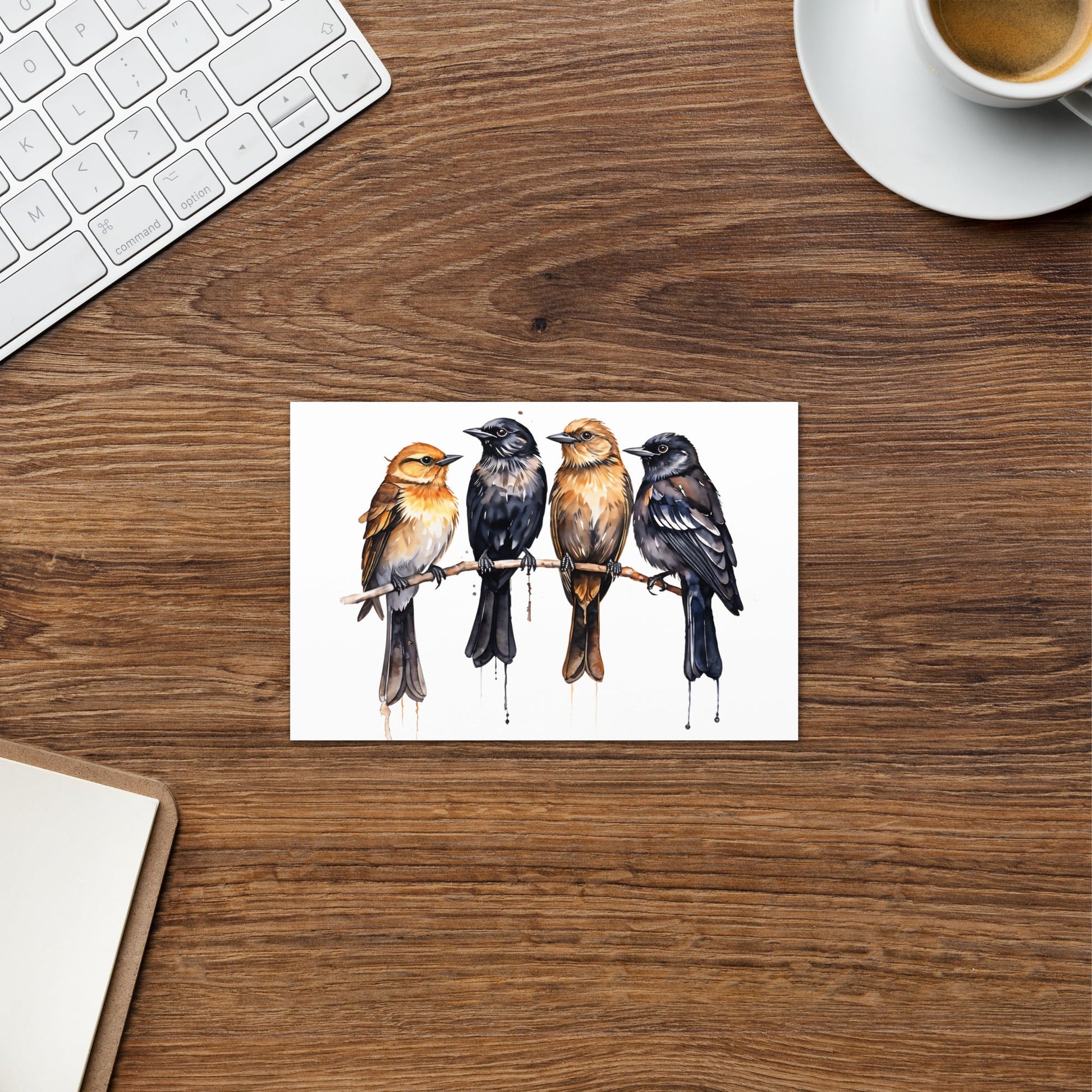 Birds Watercolor Art Greeting Card - Greeting Card - Discovery Co.
