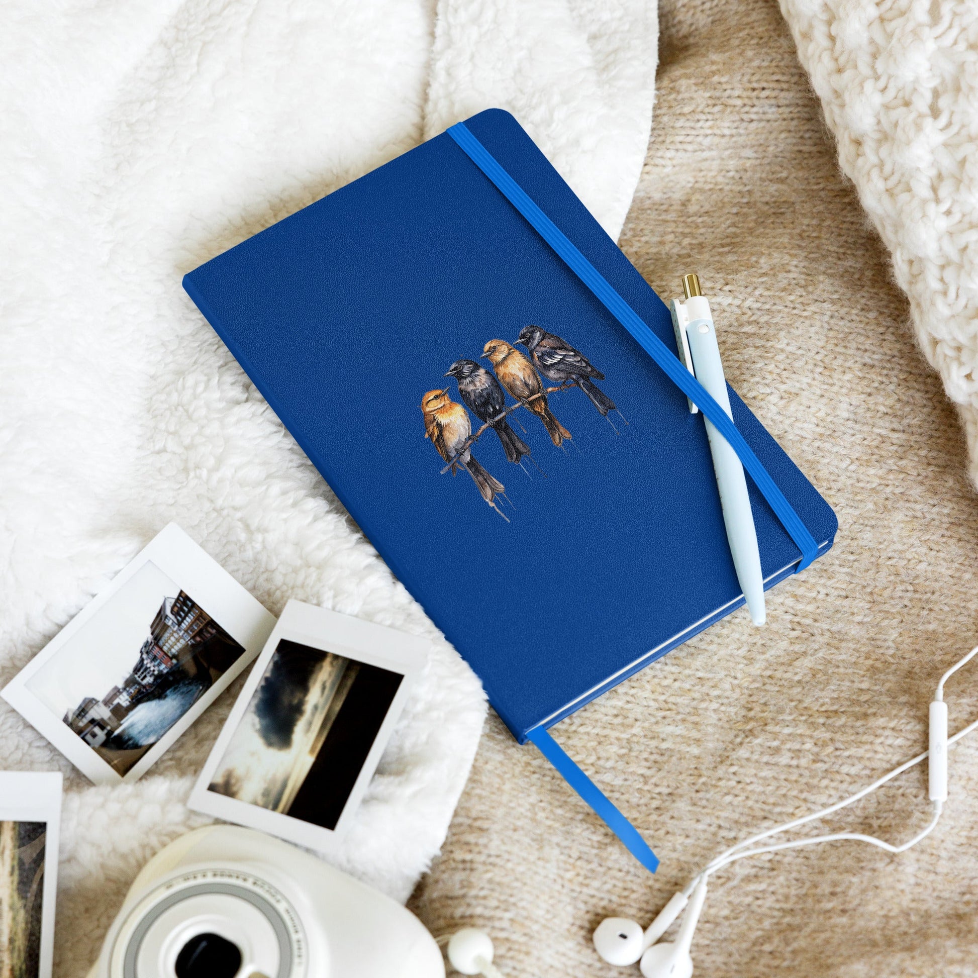 Birds Watercolor Art Hardcover Bound Notebook - Hardcover Bound Notebooks - Discovery Co.