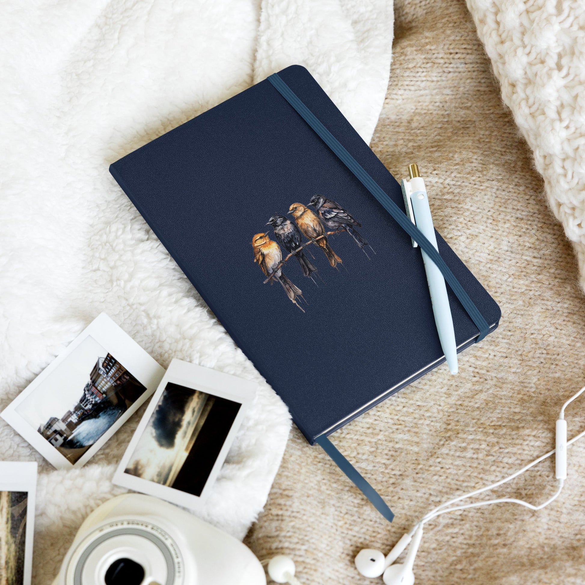 Birds Watercolor Art Hardcover Bound Notebook - Hardcover Bound Notebooks - Discovery Co.