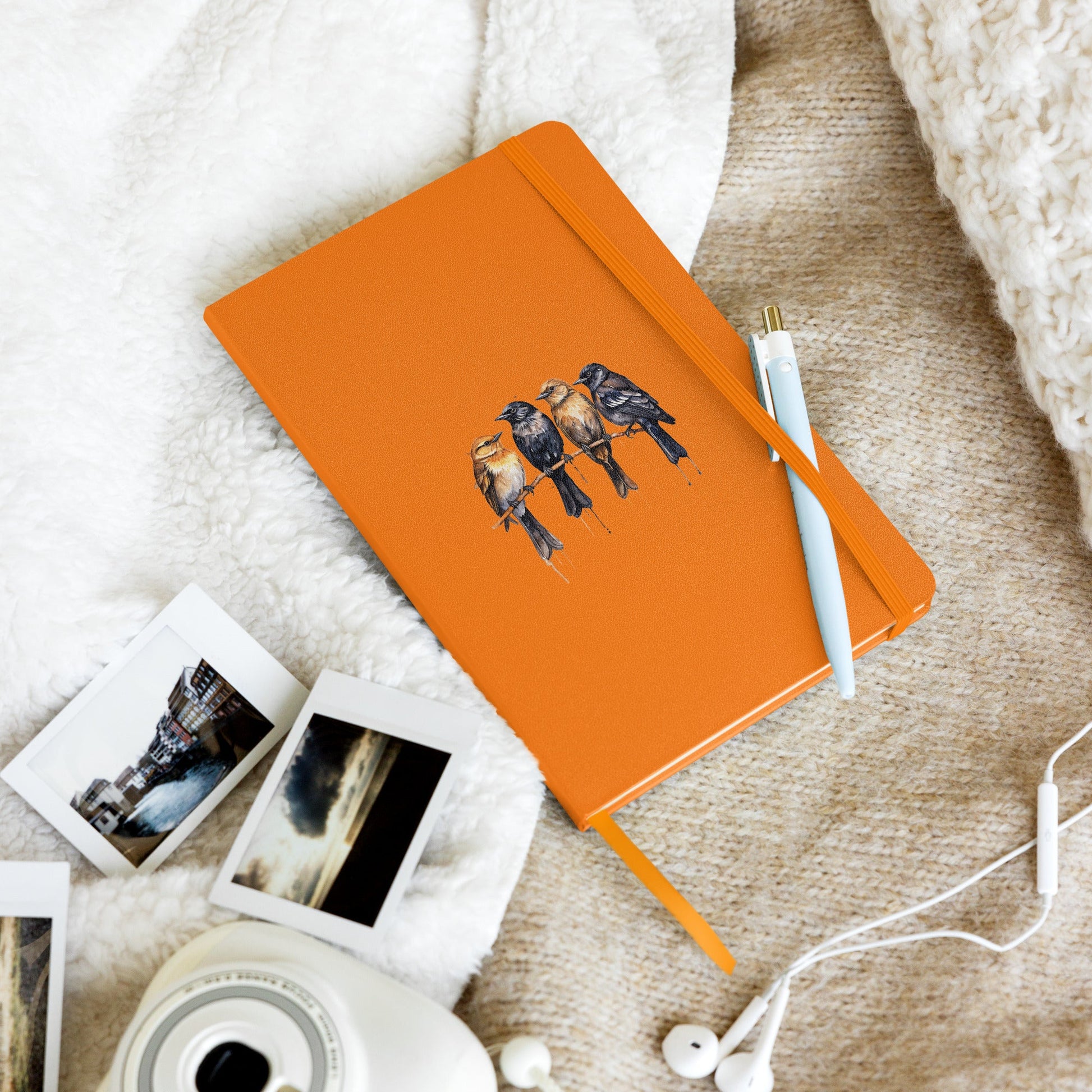 Birds Watercolor Art Hardcover Bound Notebook - Hardcover Bound Notebooks - Discovery Co.