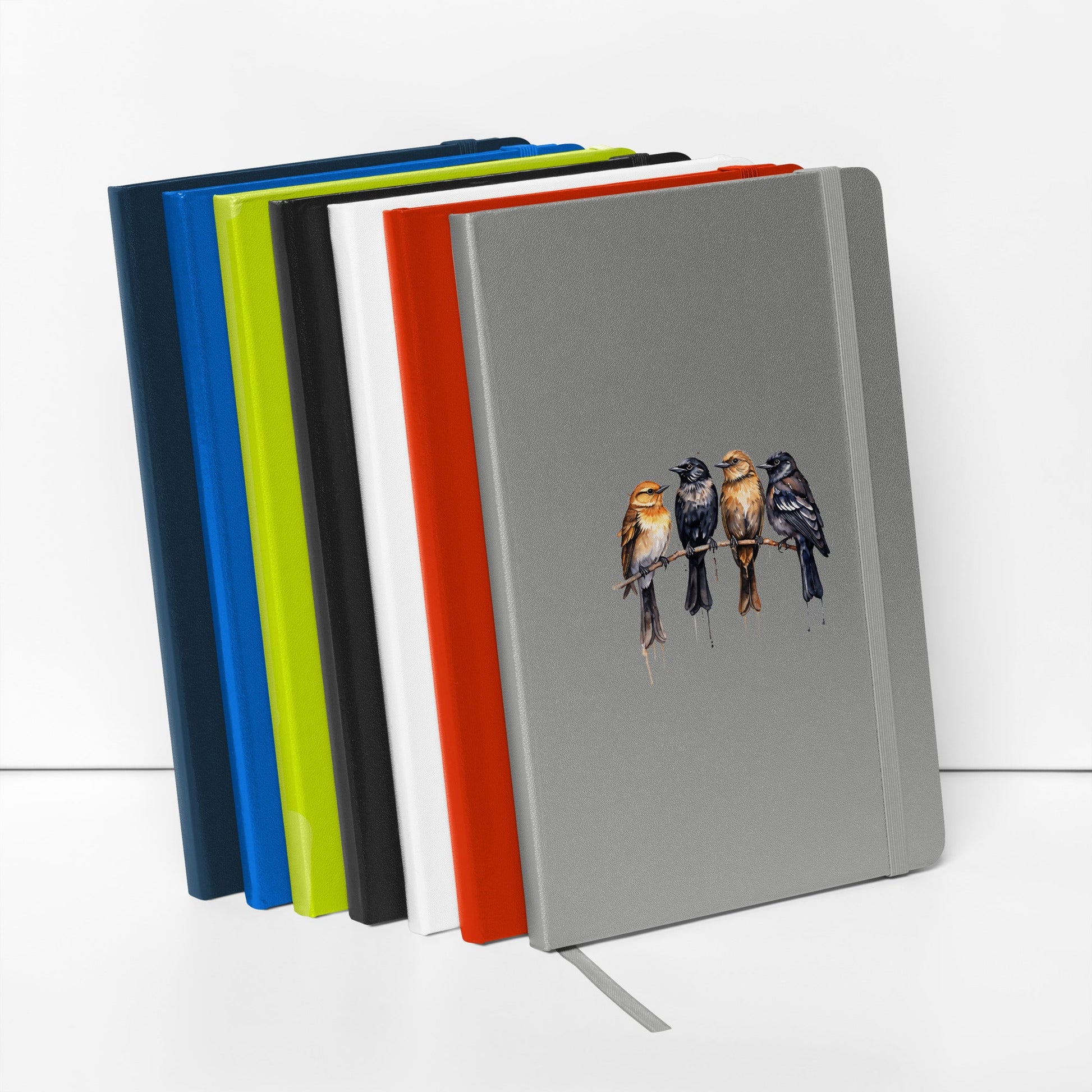 Birds Watercolor Art Hardcover Bound Notebook - Hardcover Bound Notebooks - Discovery Co.