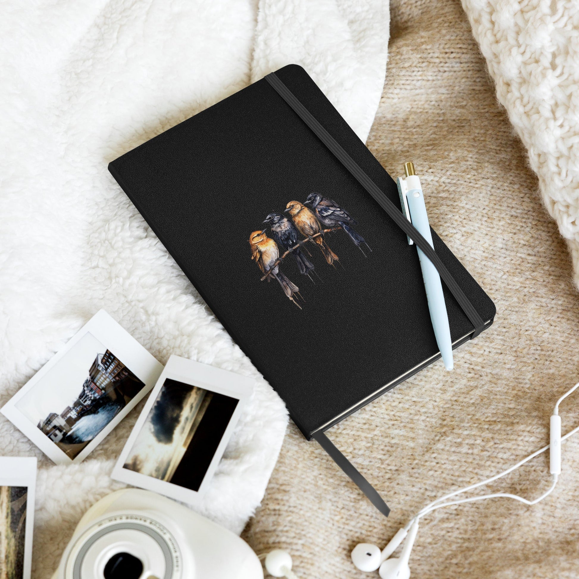 Birds Watercolor Art Hardcover Bound Notebook - Hardcover Bound Notebooks - Discovery Co.