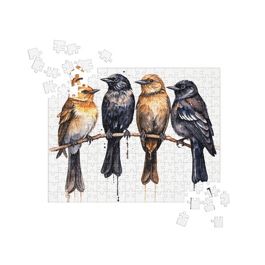 Birds Watercolor Art Jigsaw Puzzle - Puzzle - Discovery Co.
