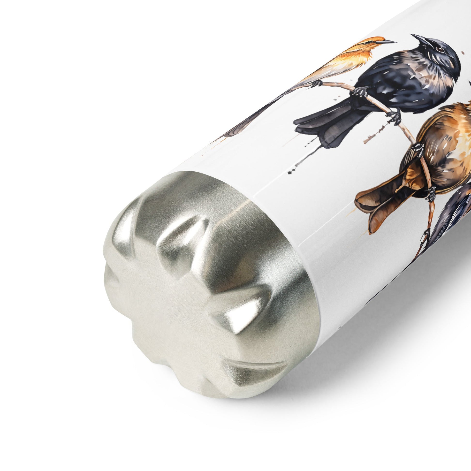 Birds Watercolor Art Stainless Steel Water Bottle - Stainless Steel Water Bottle - Discovery Co.