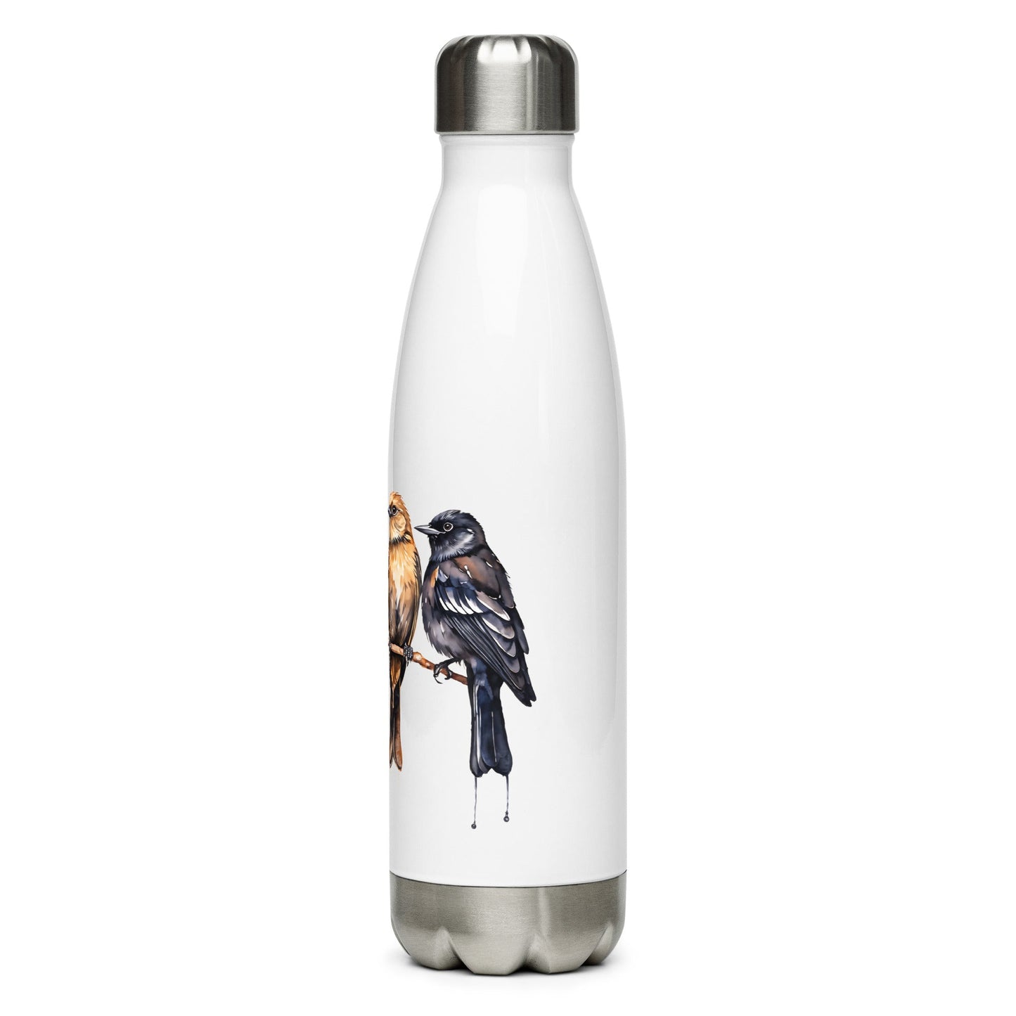 Birds Watercolor Art Stainless Steel Water Bottle - Stainless Steel Water Bottle - Discovery Co.