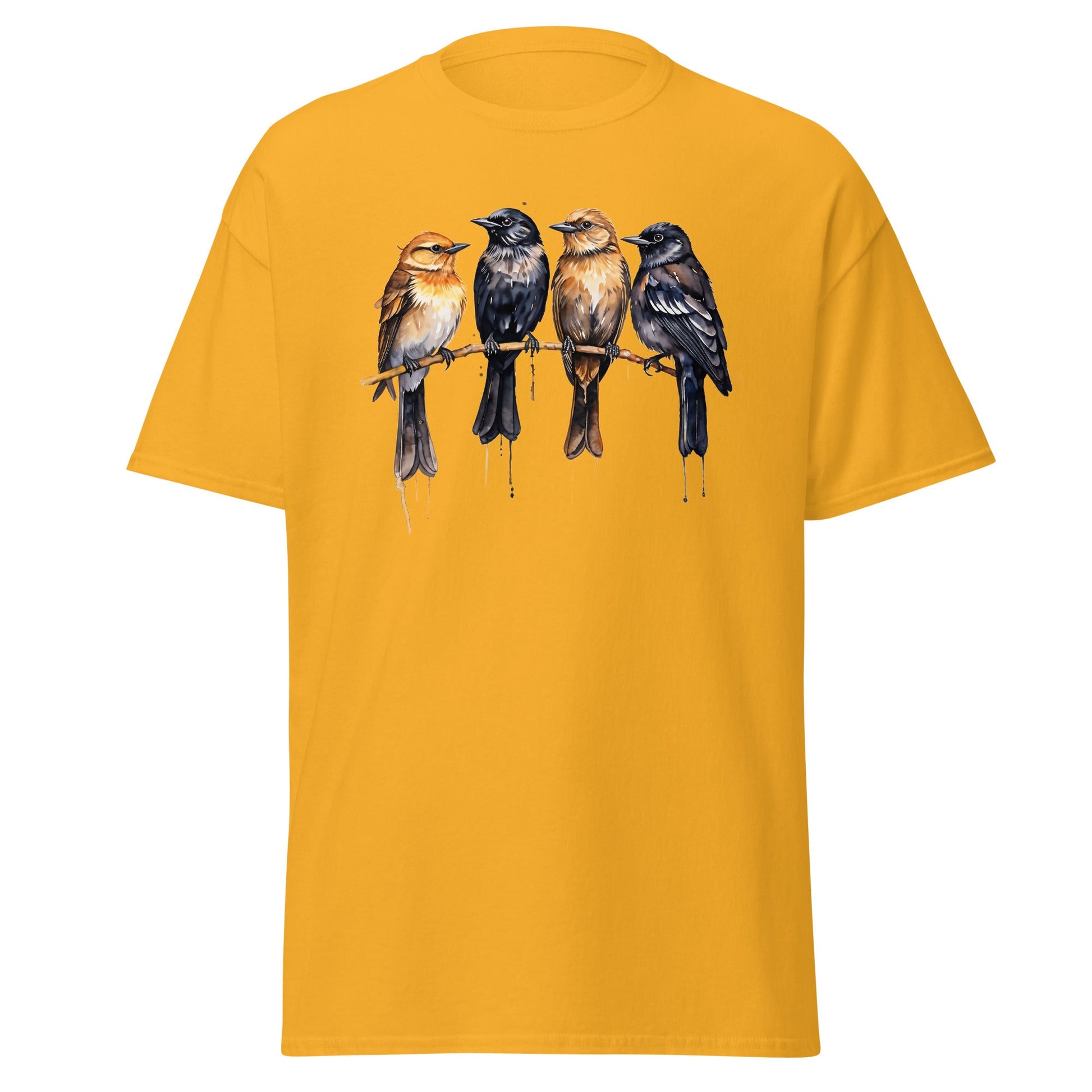 Birds Watercolor Art Women's (Unisex) Classic Tee - Women's Shirts - Discovery Co.