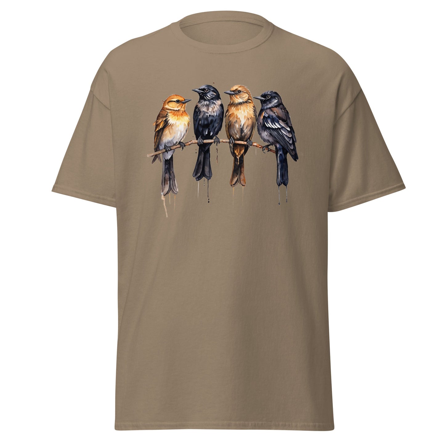 Birds Watercolor Art Women's (Unisex) Classic Tee - Women's Shirts - Discovery Co.