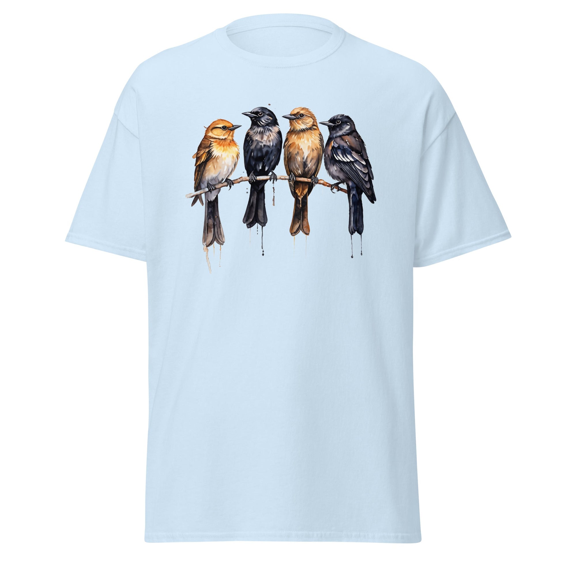 Birds Watercolor Art Women's (Unisex) Classic Tee - Women's Shirts - Discovery Co.