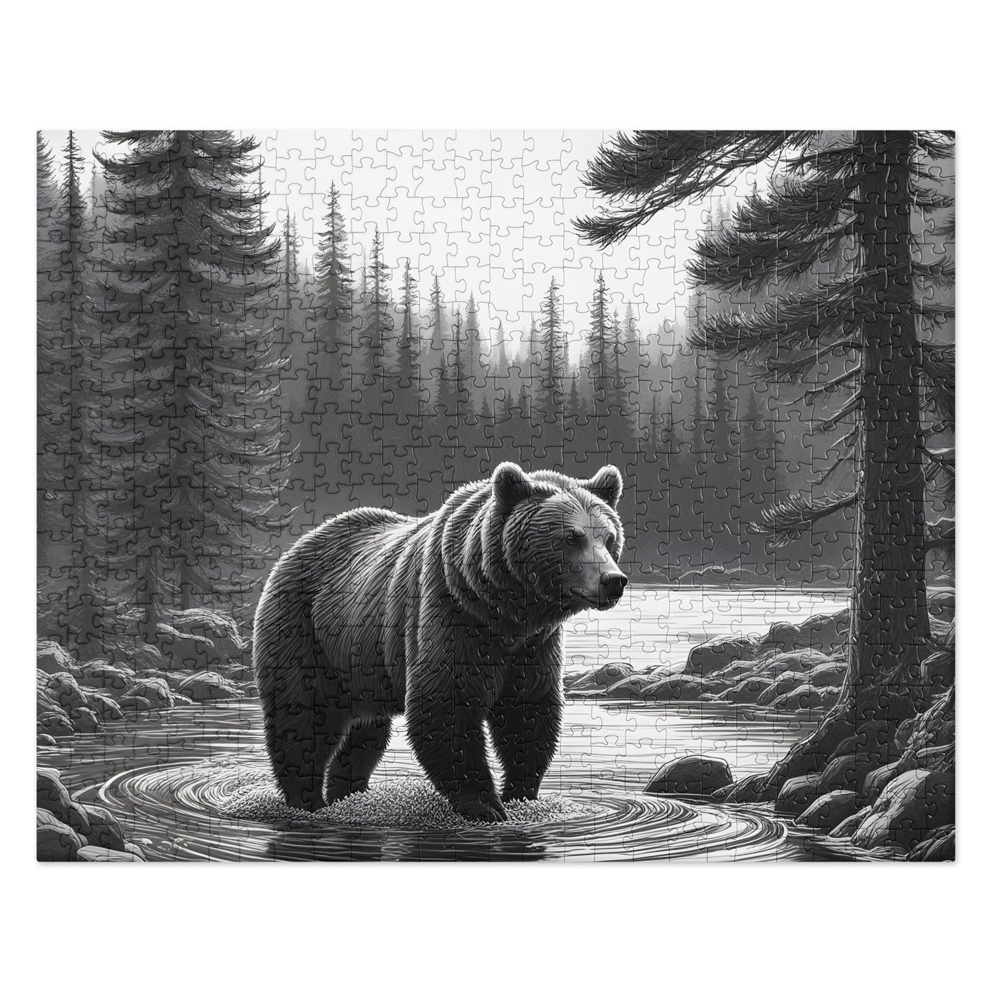 Black And White Bear II Jigsaw Puzzle - Puzzle - Discovery Co.
