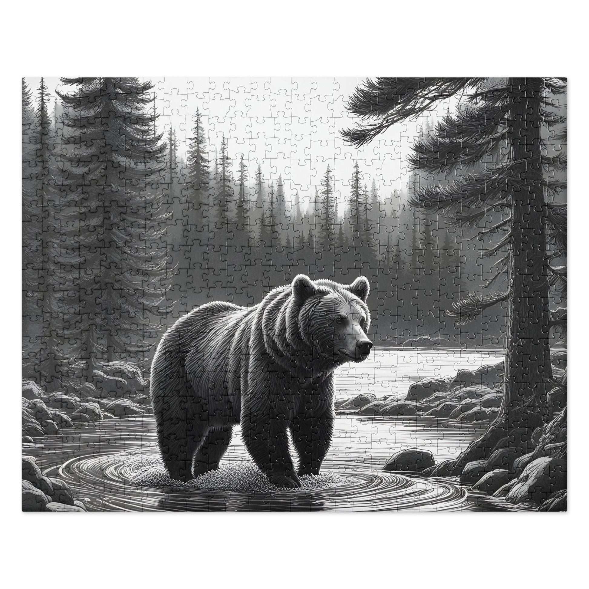 Black And White Bear II Jigsaw Puzzle - Puzzle - Discovery Co.