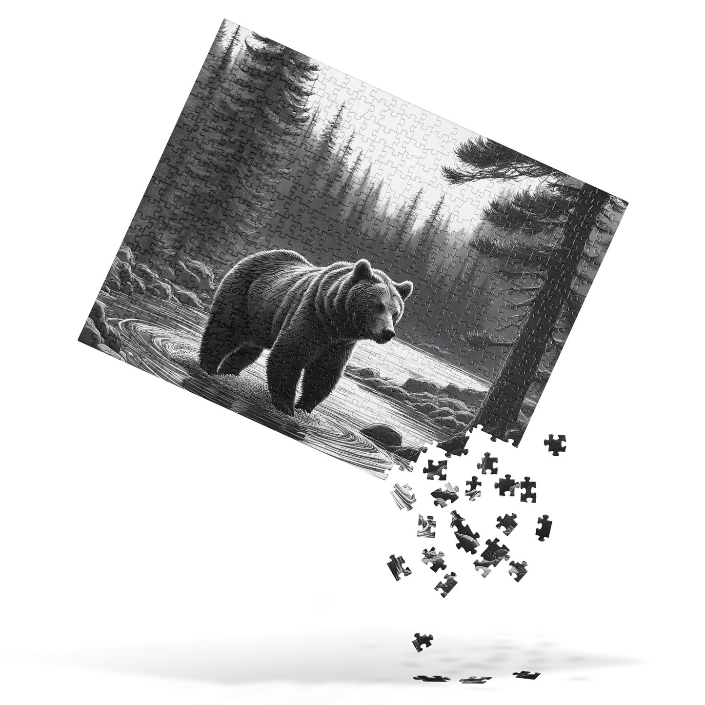 Black And White Bear II Jigsaw Puzzle - Puzzle - Discovery Co.