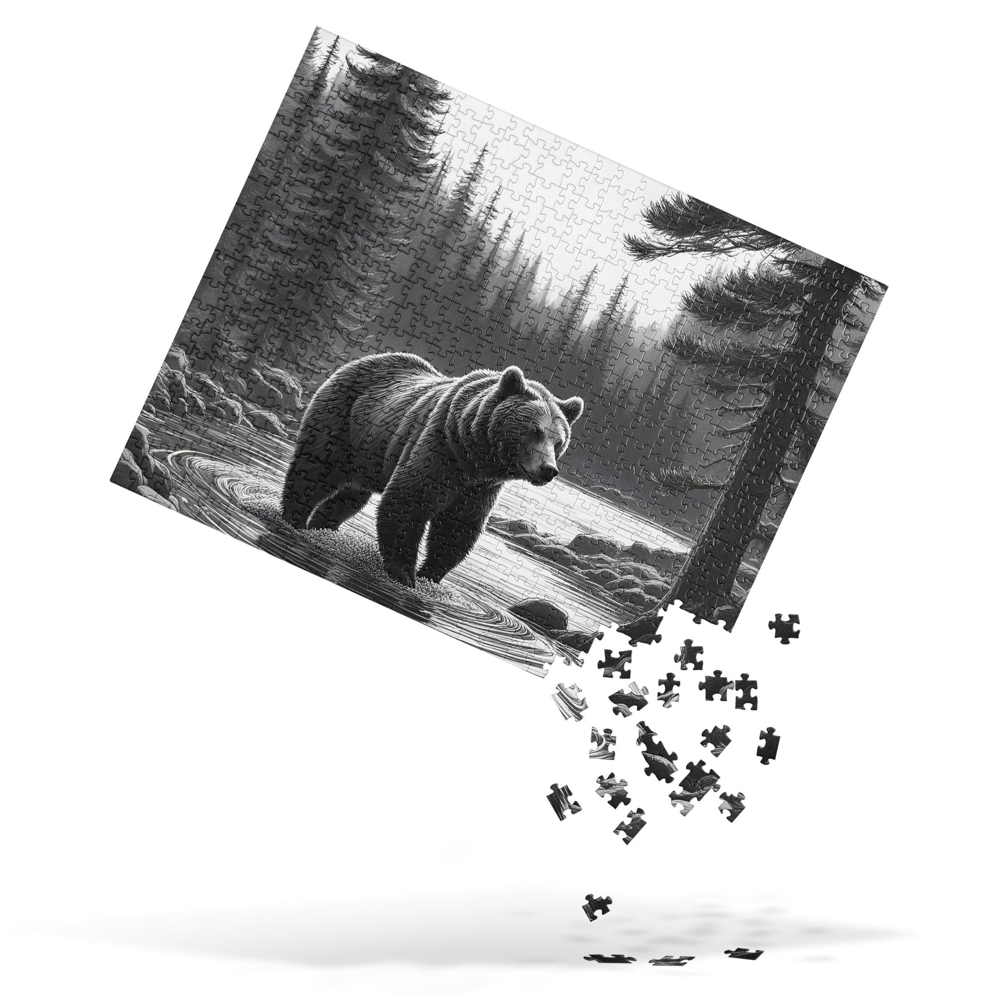 Black And White Bear II Jigsaw Puzzle - Puzzle - Discovery Co.