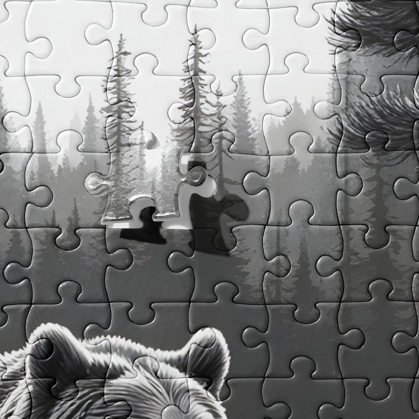 Black And White Bear II Jigsaw Puzzle - Puzzle - Discovery Co.