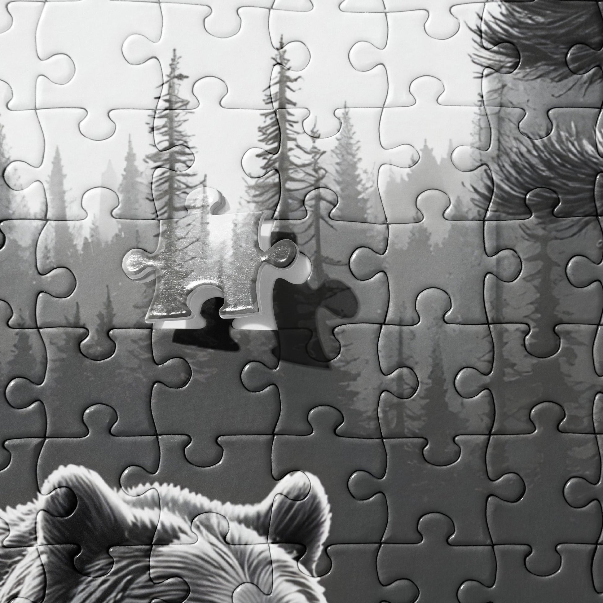 Black And White Bear II Jigsaw Puzzle - Puzzle - Discovery Co.