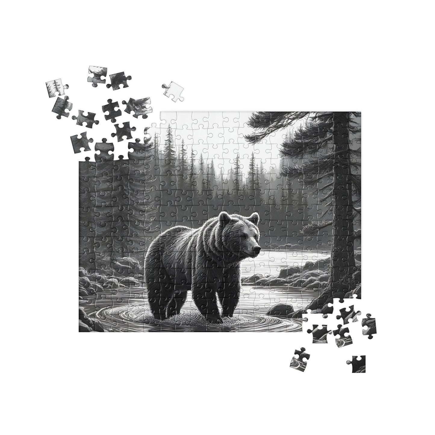 Black And White Bear II Jigsaw Puzzle - Puzzle - Discovery Co.