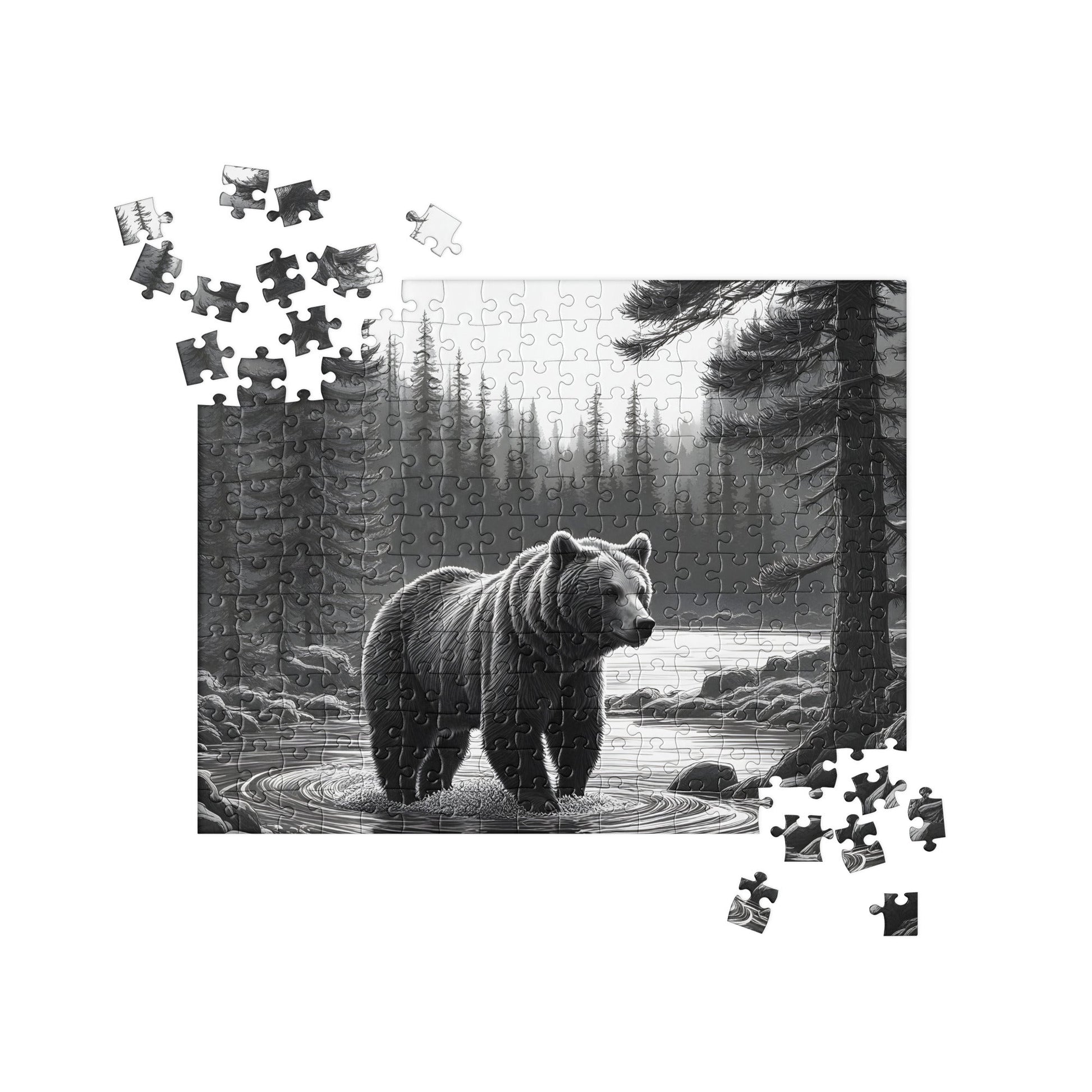Black And White Bear II Jigsaw Puzzle - Puzzle - Discovery Co.