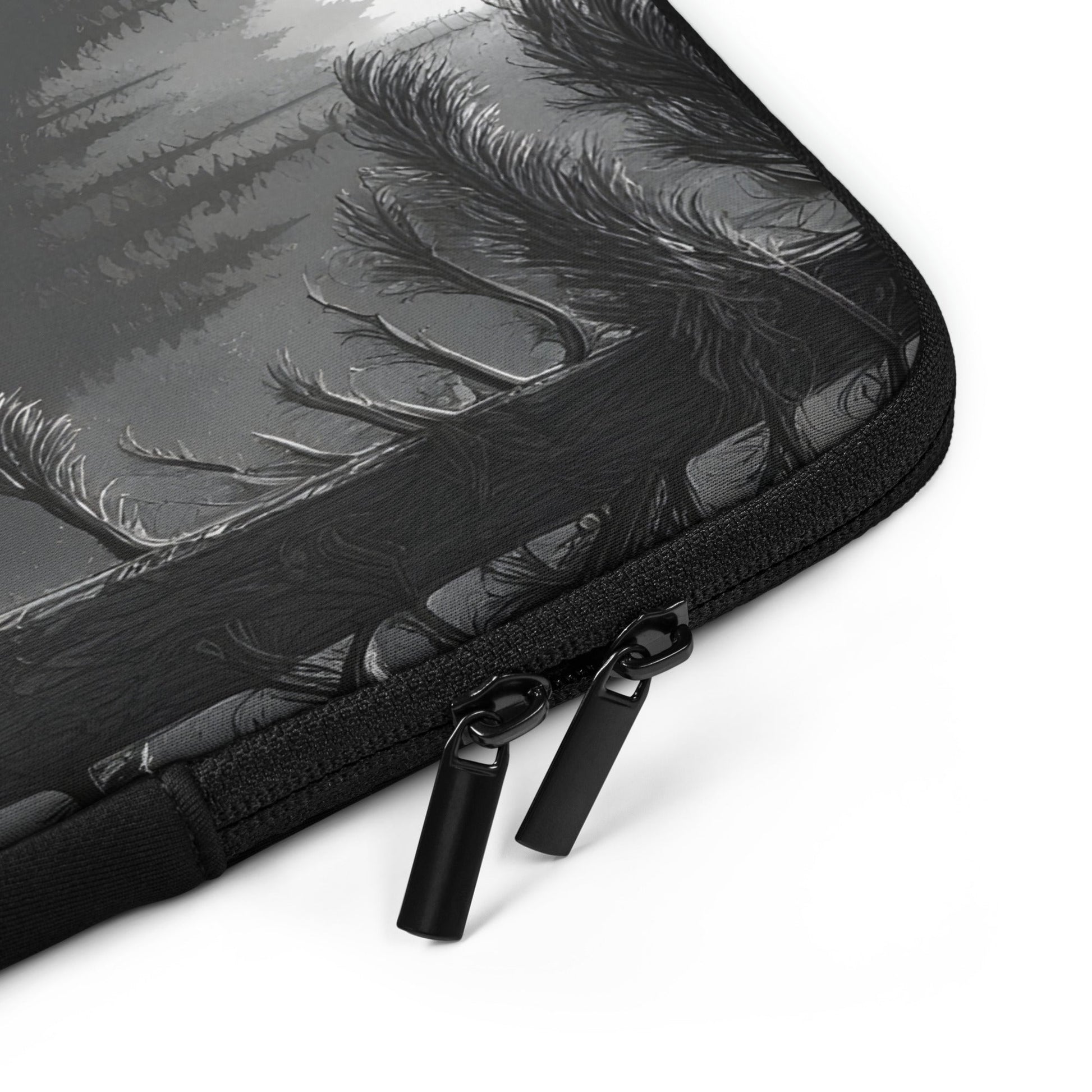 Black And White Bear II Laptop Sleeve - Laptop Cases - Discovery Co.
