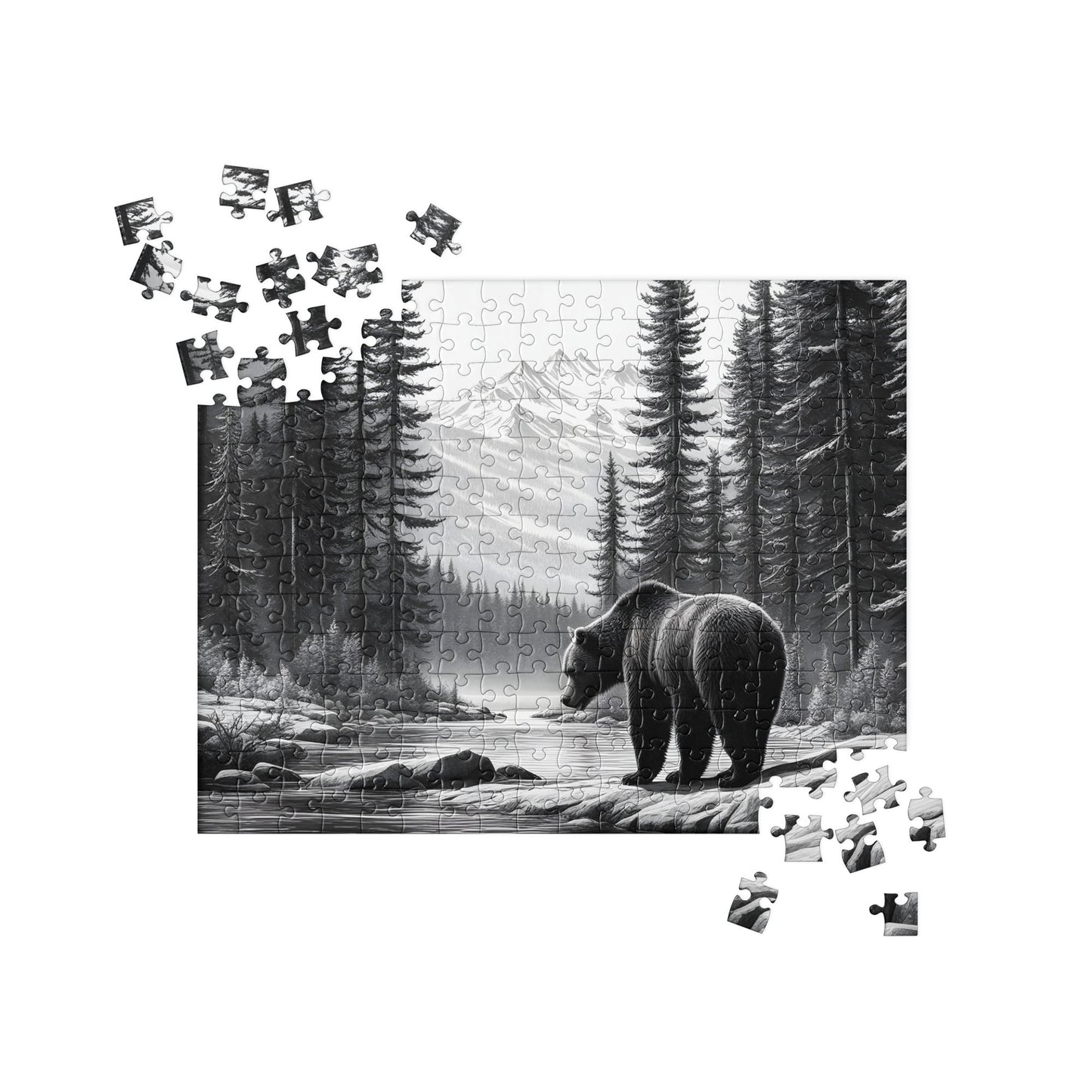Black And White Bear Jigsaw Puzzle - Puzzle - Discovery Co.
