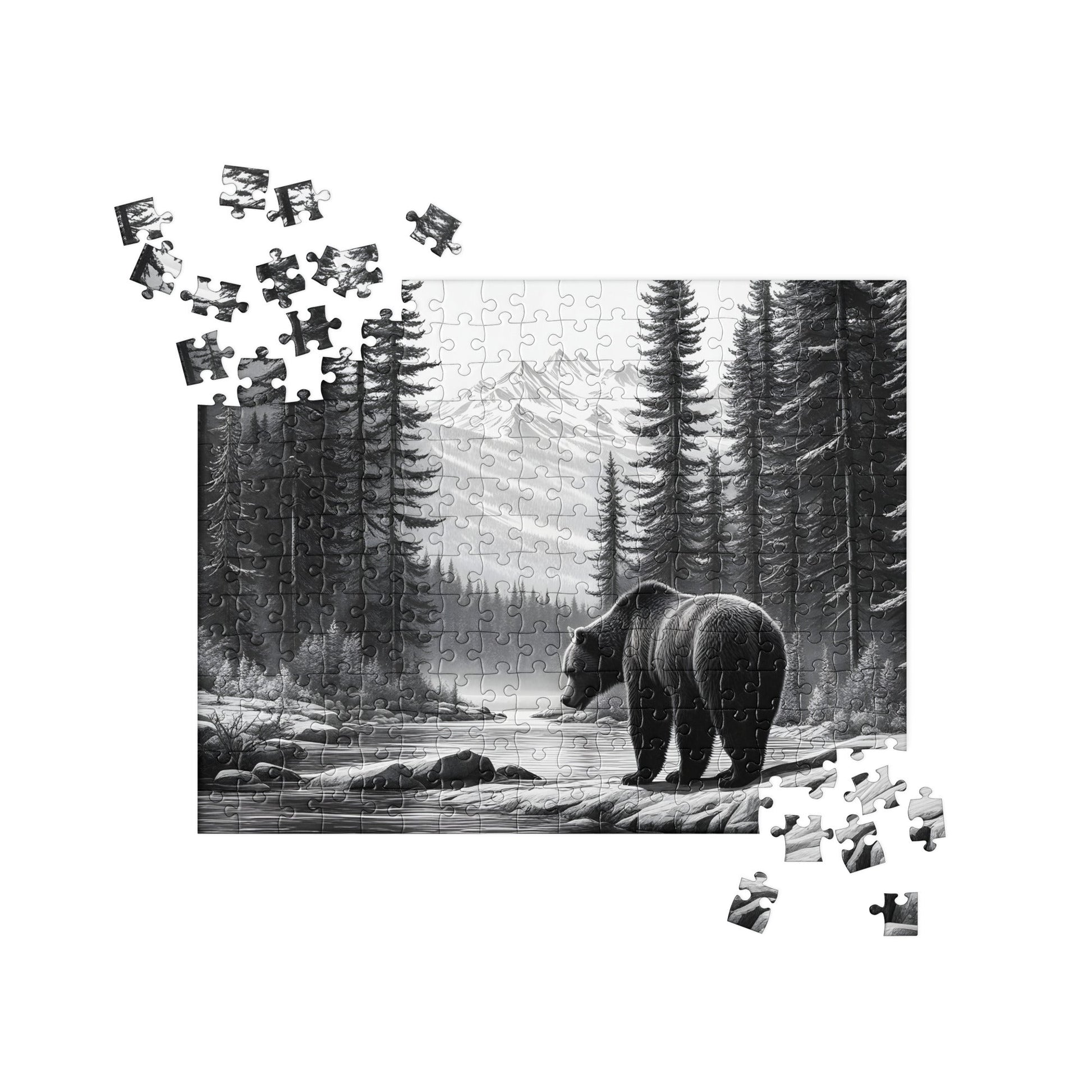 Black And White Bear Jigsaw Puzzle - Puzzle - Discovery Co.
