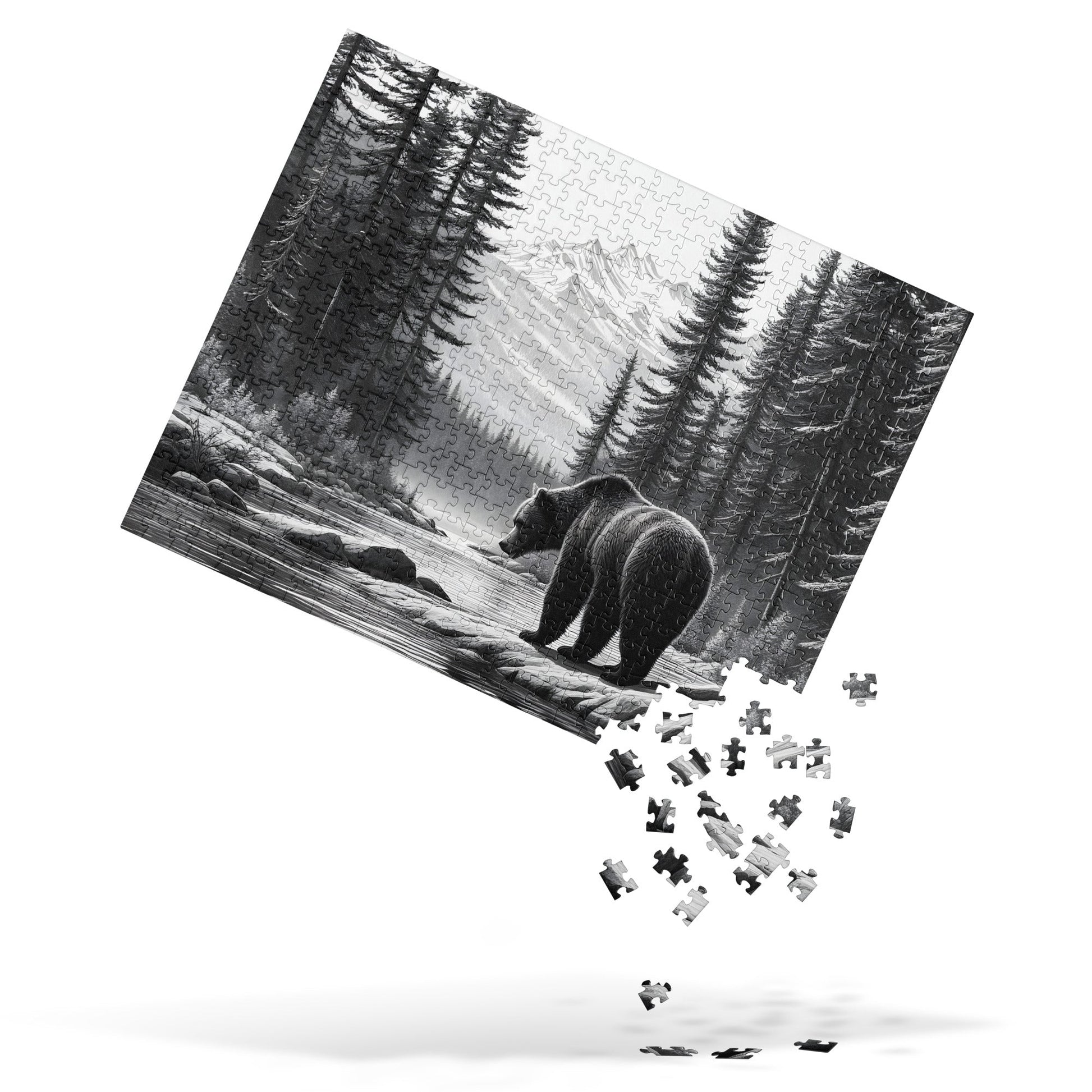 Black And White Bear Jigsaw Puzzle - Puzzle - Discovery Co.