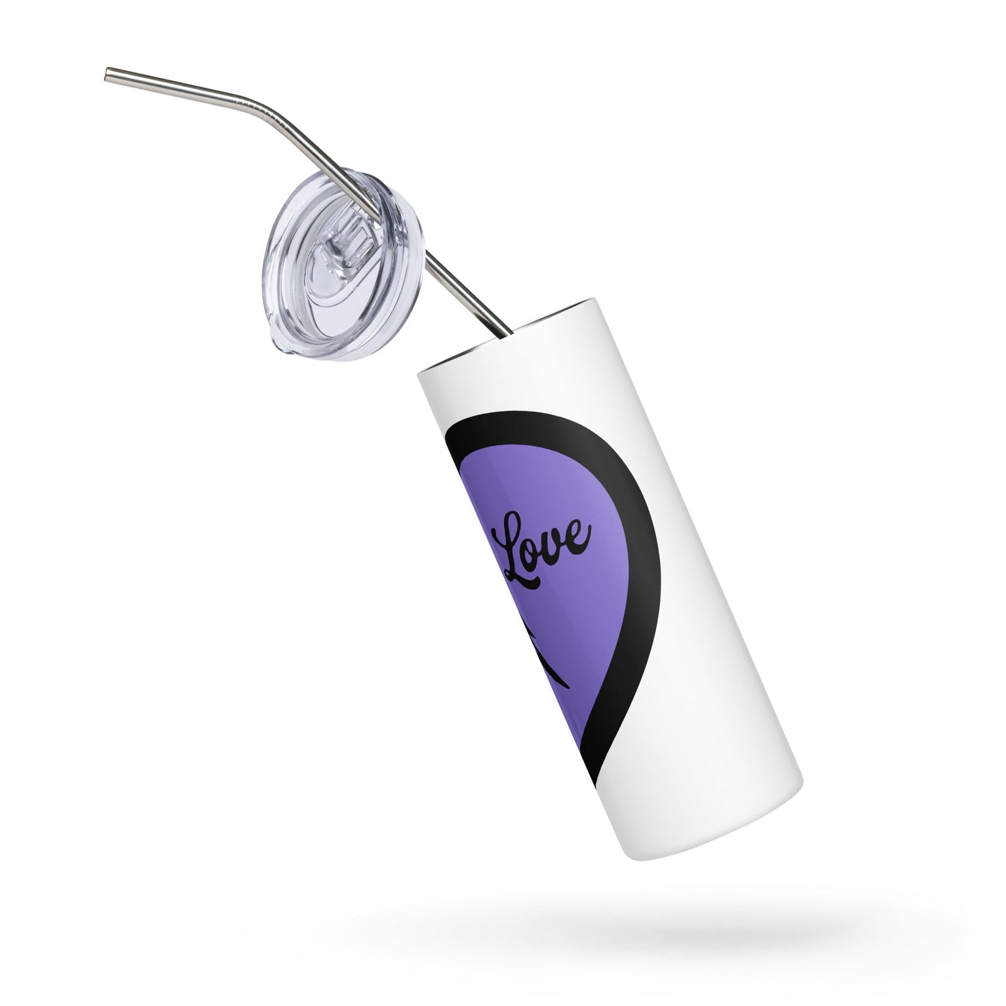 Black Bird Heartbeat II Stainless Steel Tumbler - Steel Tumbler - Discovery Co.