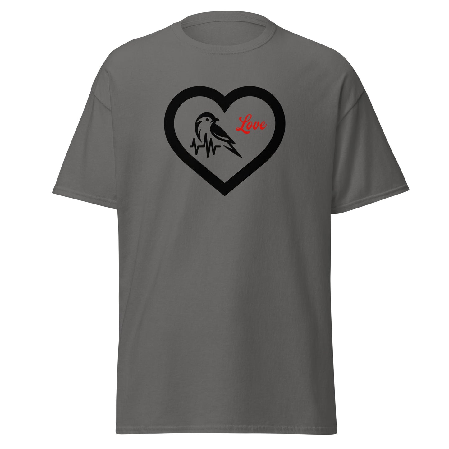 Black Bird Heartbeat Women's (Unisex) Classic Tee - Women's Shirts - Discovery Co.