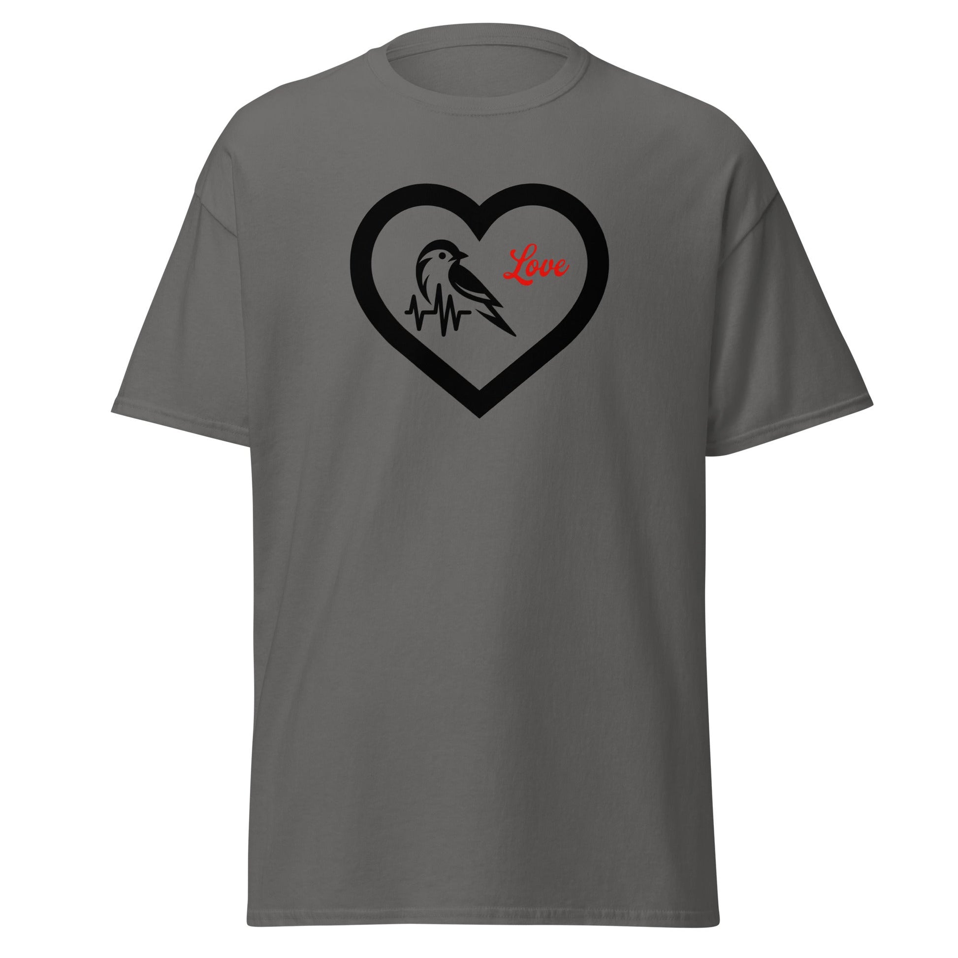 Black Bird Heartbeat Women's (Unisex) Classic Tee - Women's Shirts - Discovery Co.