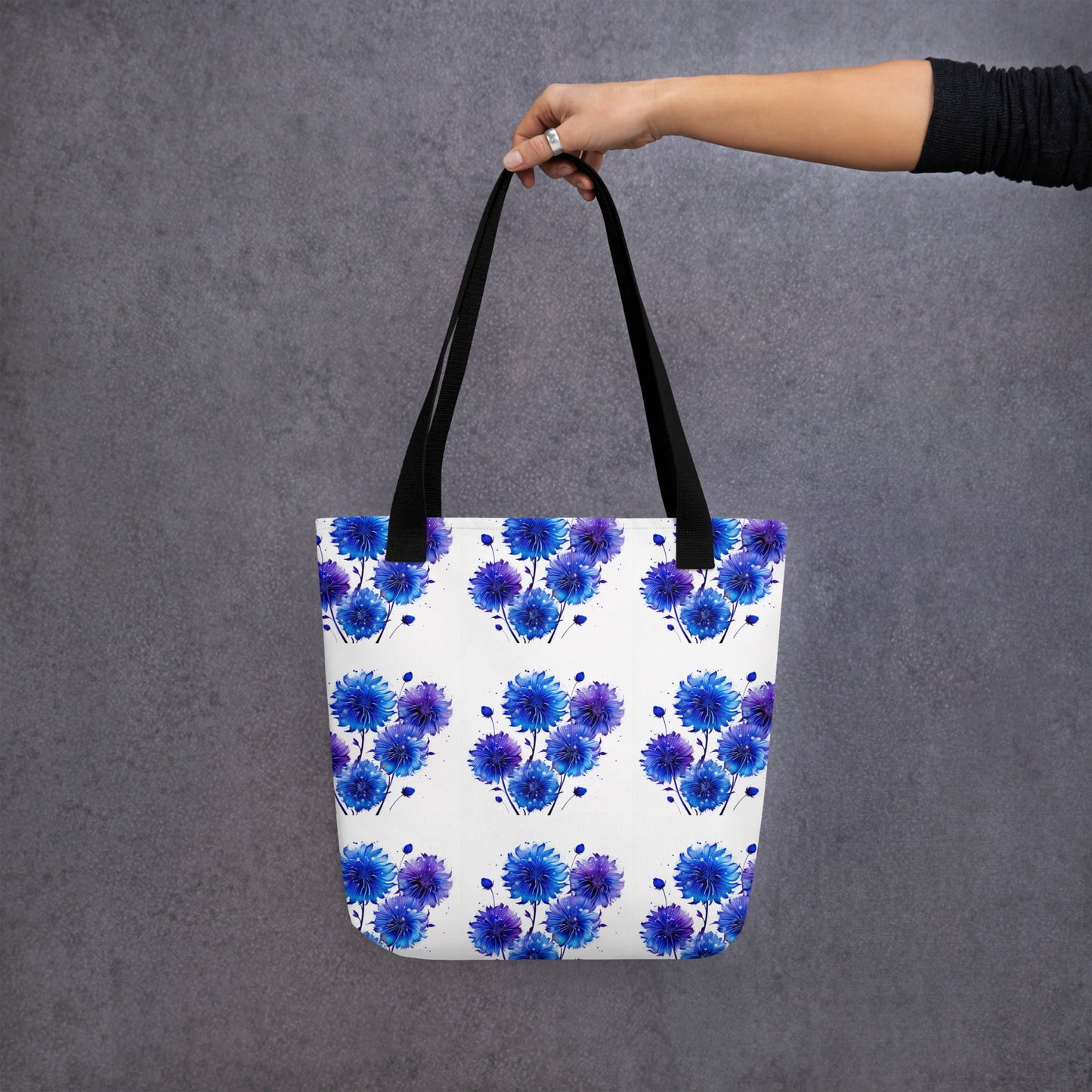 Blue and Purple Dandelion Tote Bag - Tote Bags - Discovery Co.