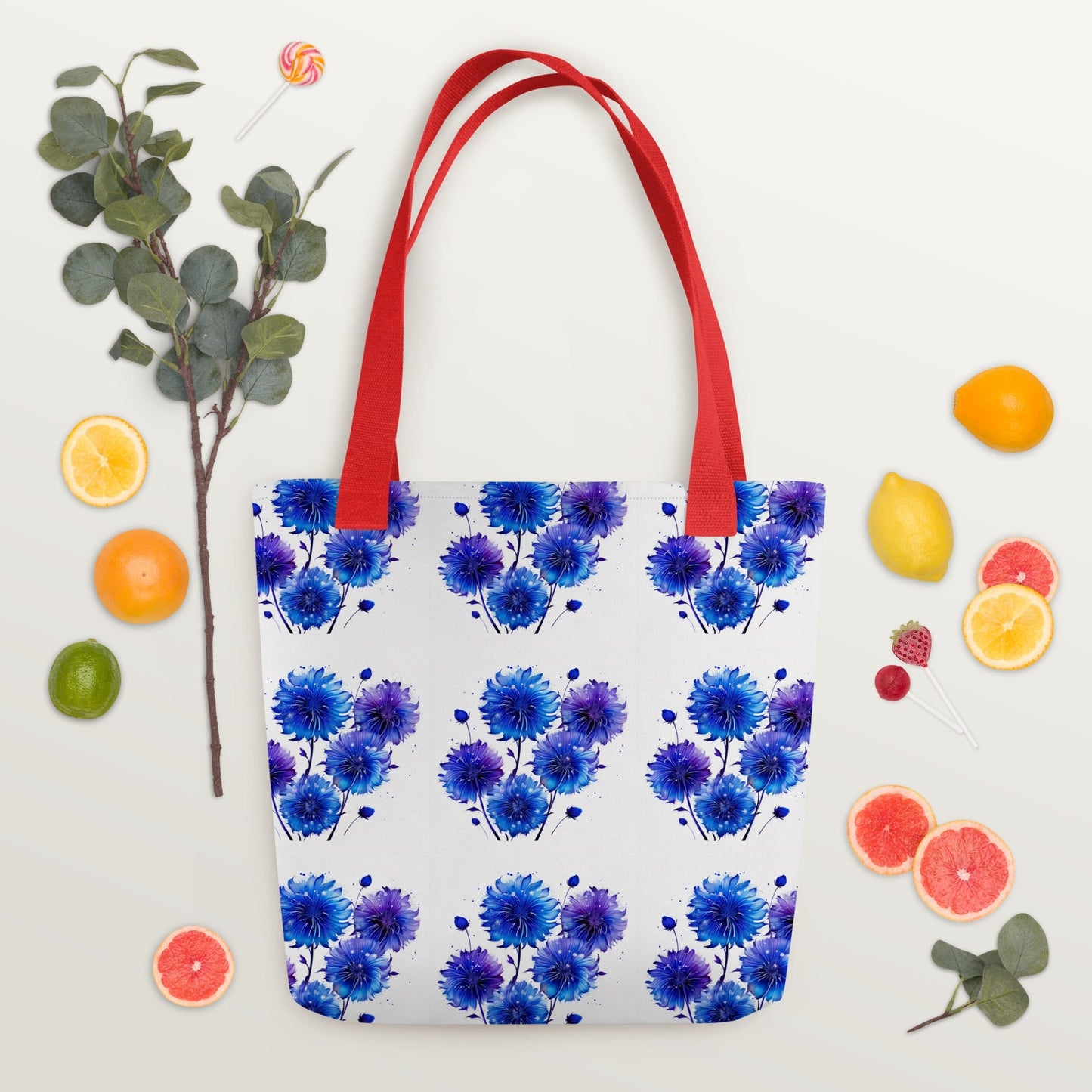 Blue and Purple Dandelion Tote Bag - Tote Bags - Discovery Co.