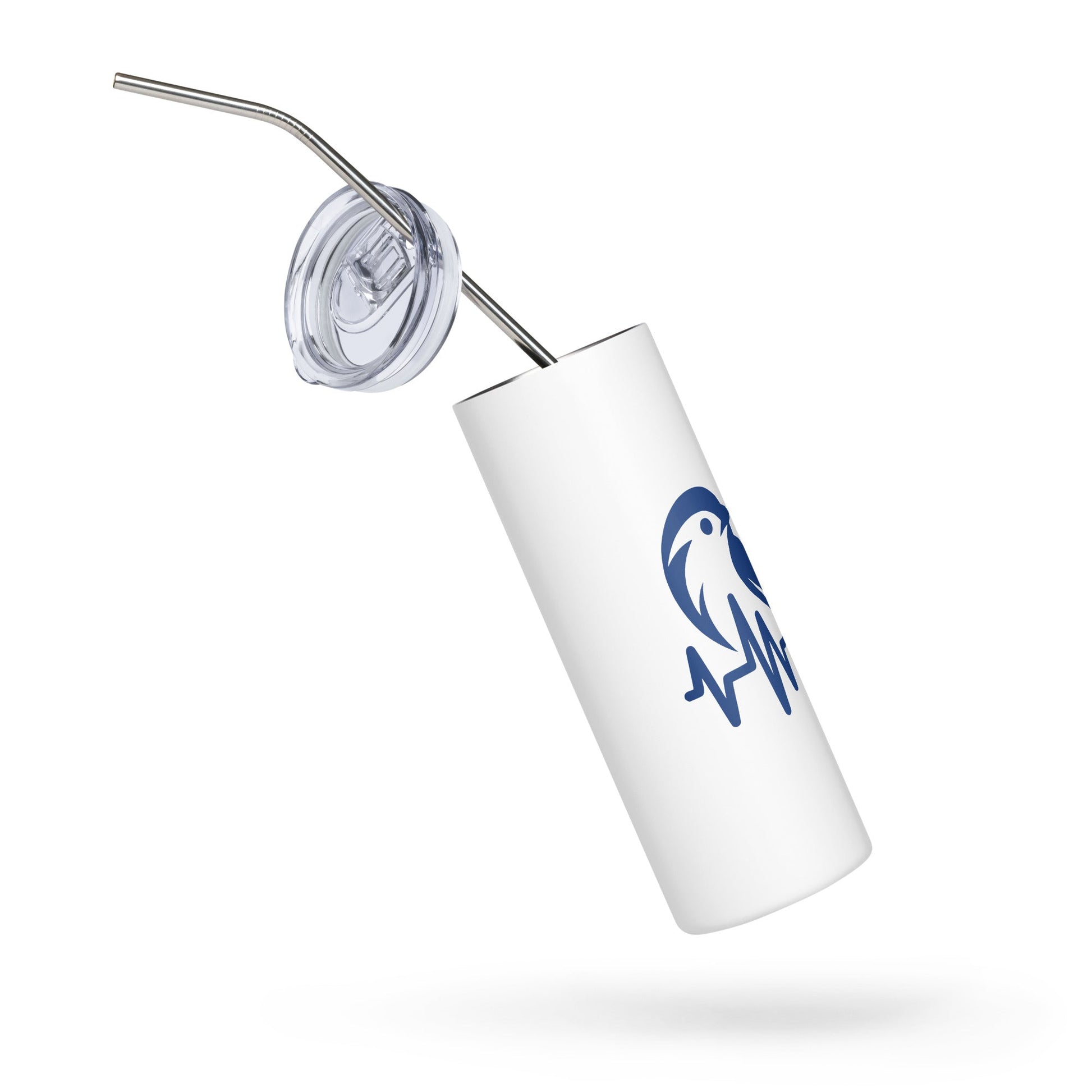 Blue Bird Heartbeat Stainless Steel Tumbler - Steel Tumbler - Discovery Co.