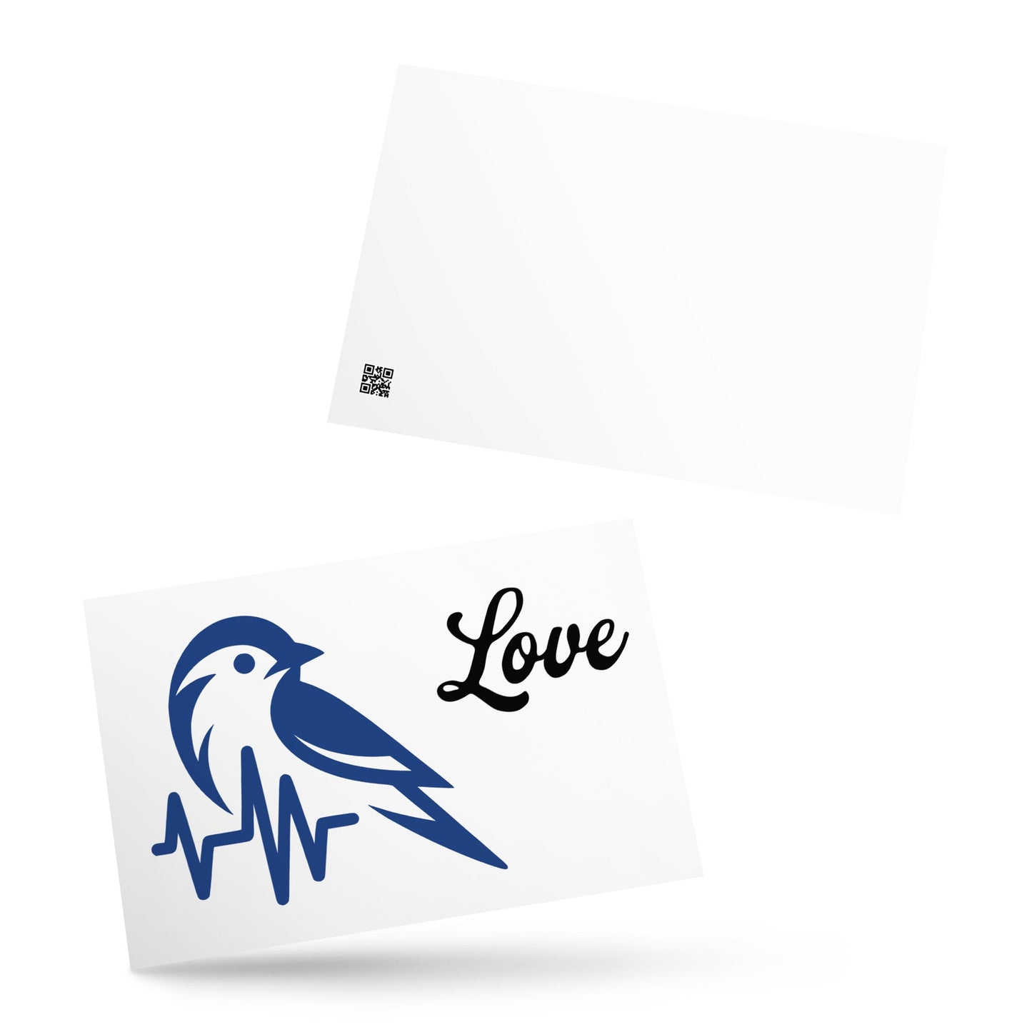 Blue Bird Heartbeat Standard Postcard - Post Cards - Discovery Co.