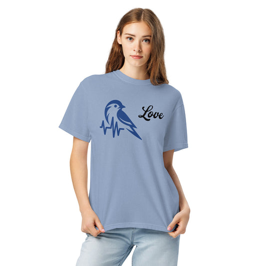 Blue Bird Heartbeat Women's (Unisex) Premium Tee - Women's Shirts - Discovery Co.