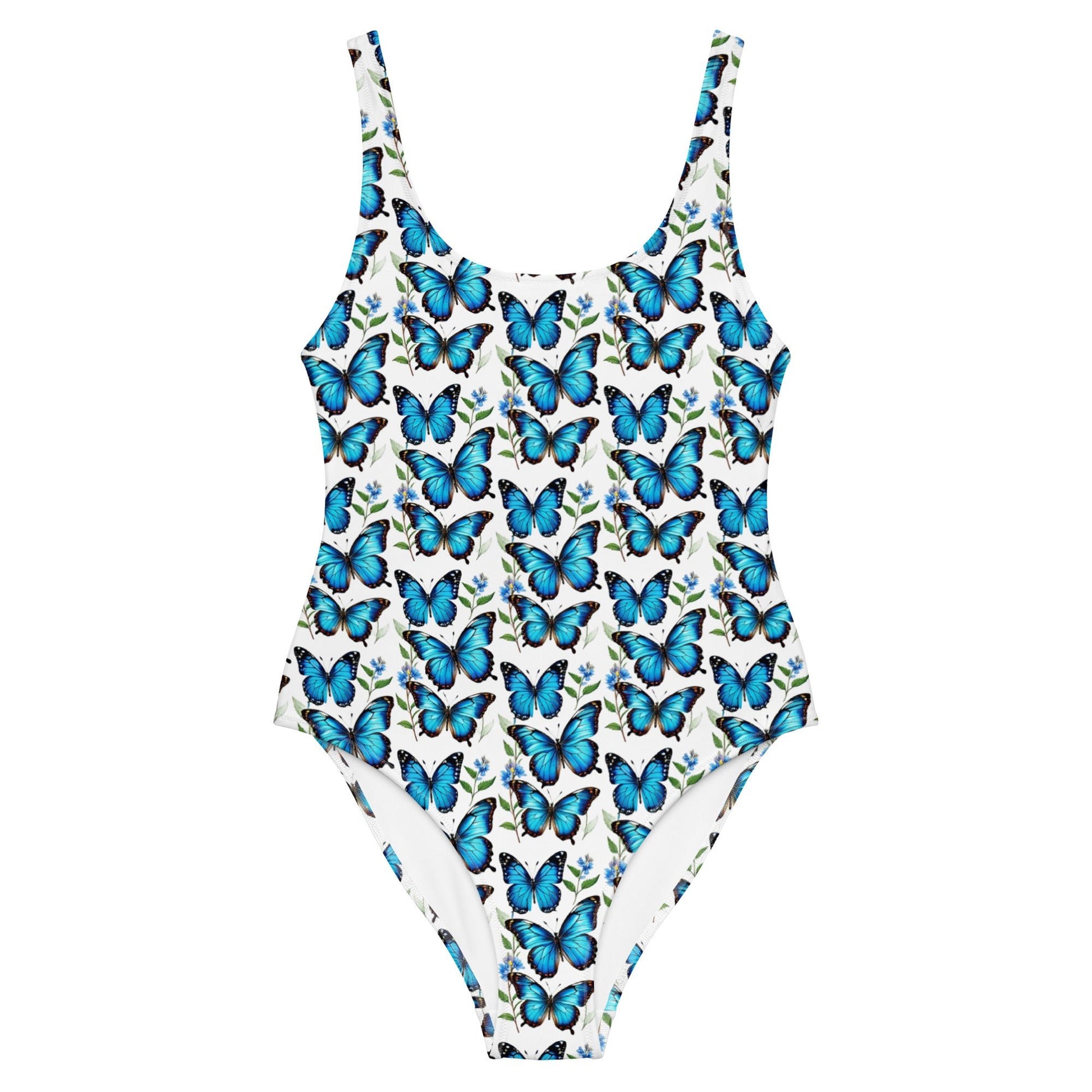 Blue Butterflies One-Piece Swimsuit - Discovery Co.