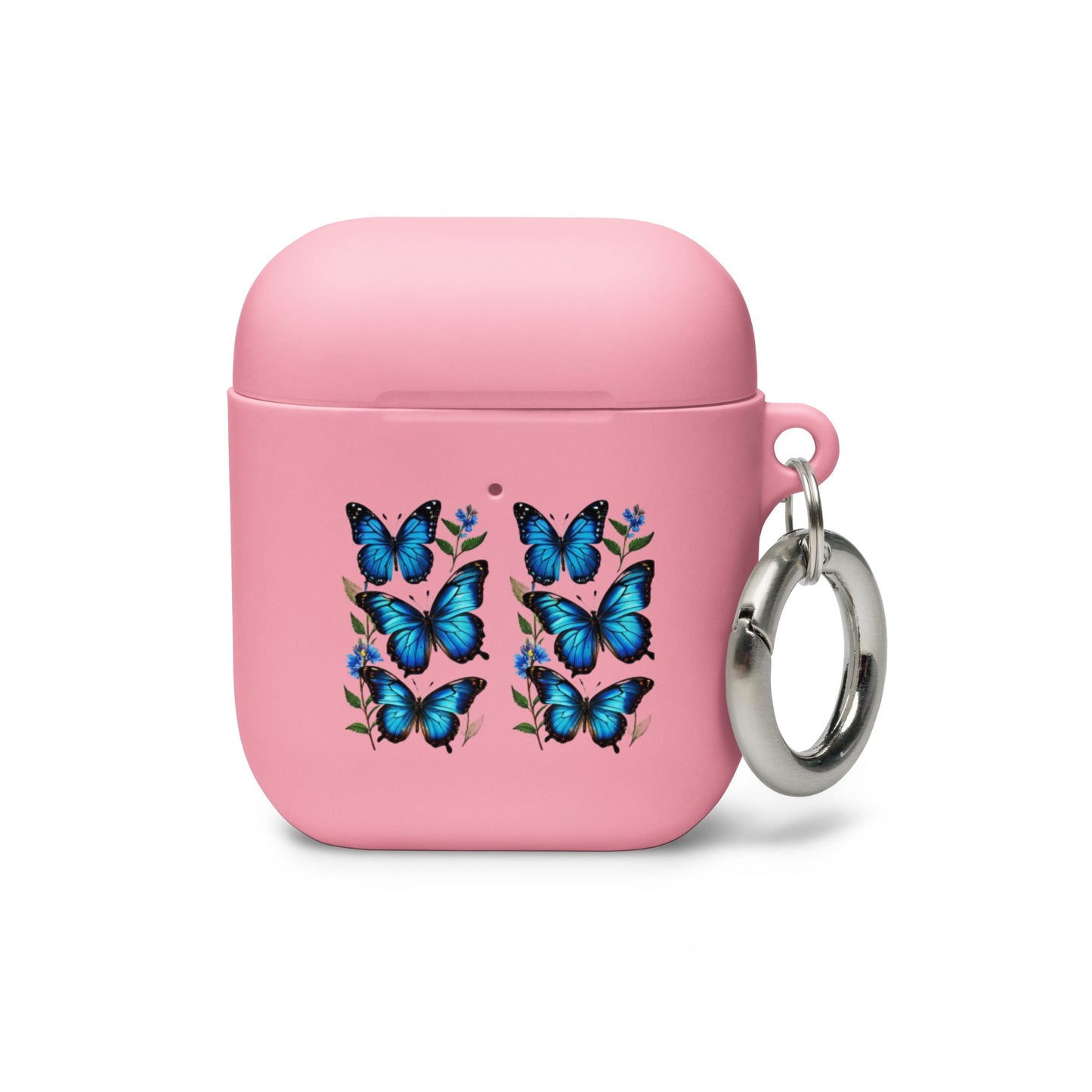 Blue Butterflies Rubber Case for AirPods® - Discovery Co.