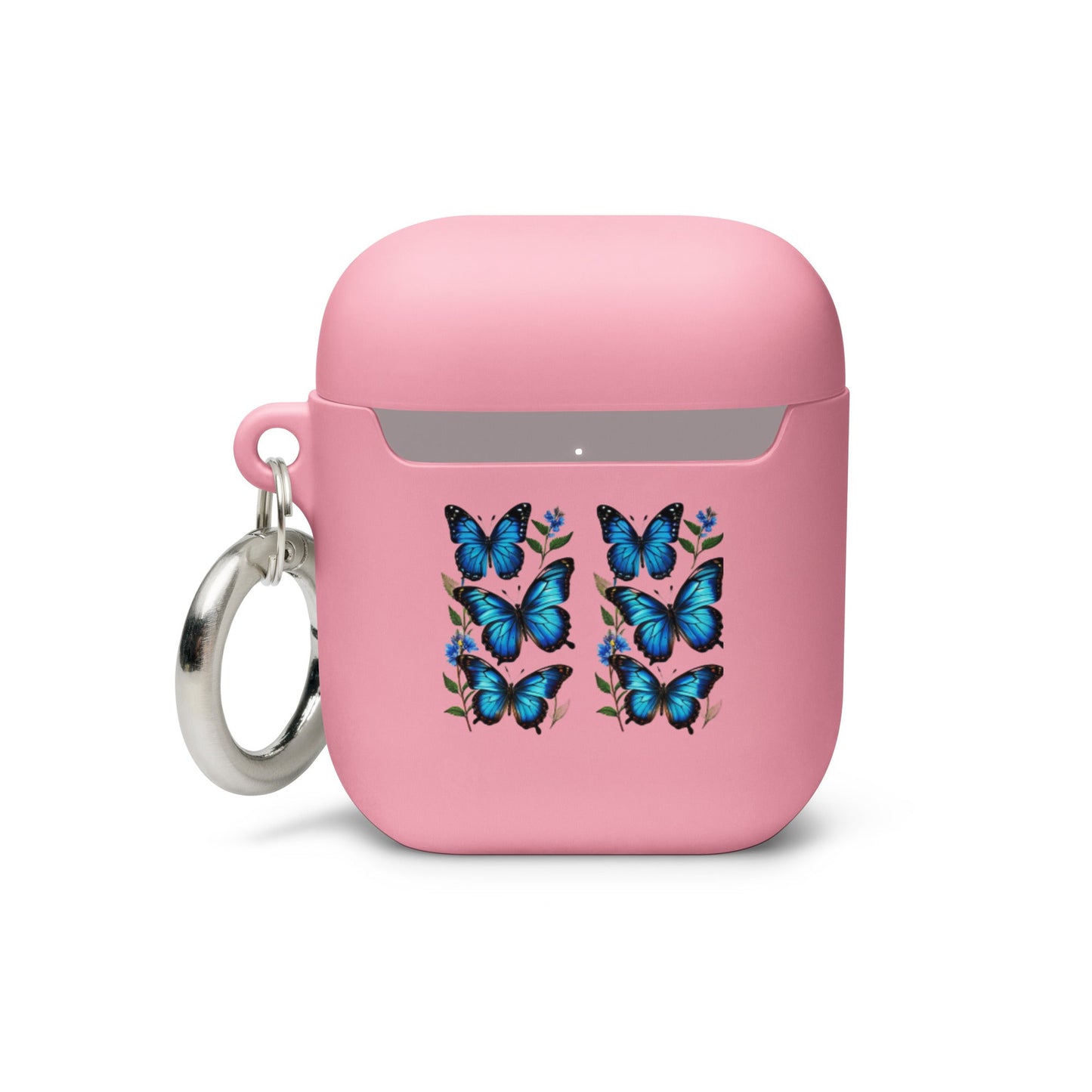 Blue Butterflies Rubber Case for AirPods® - Discovery Co.