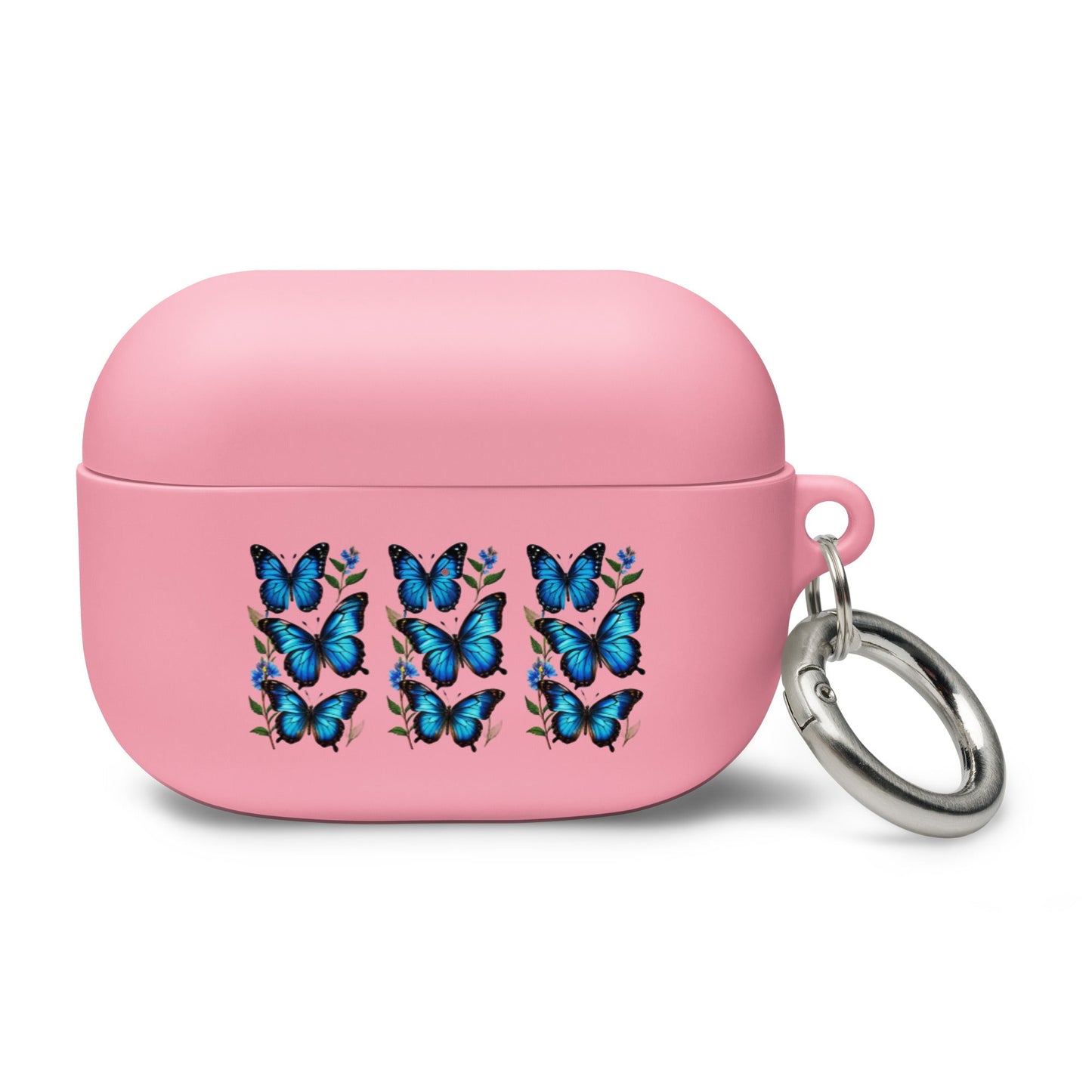 Blue Butterflies Rubber Case for AirPods® - Discovery Co.