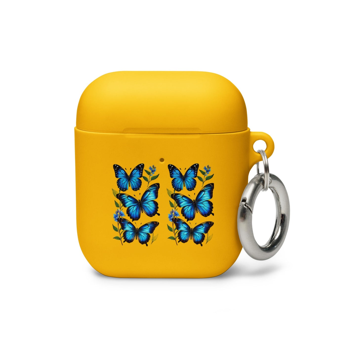 Blue Butterflies Rubber Case for AirPods® - Discovery Co.