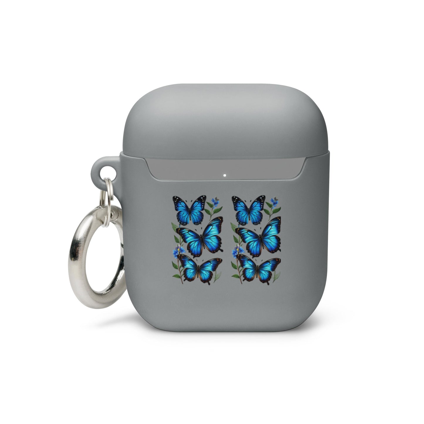 Blue Butterflies Rubber Case for AirPods® - Discovery Co.