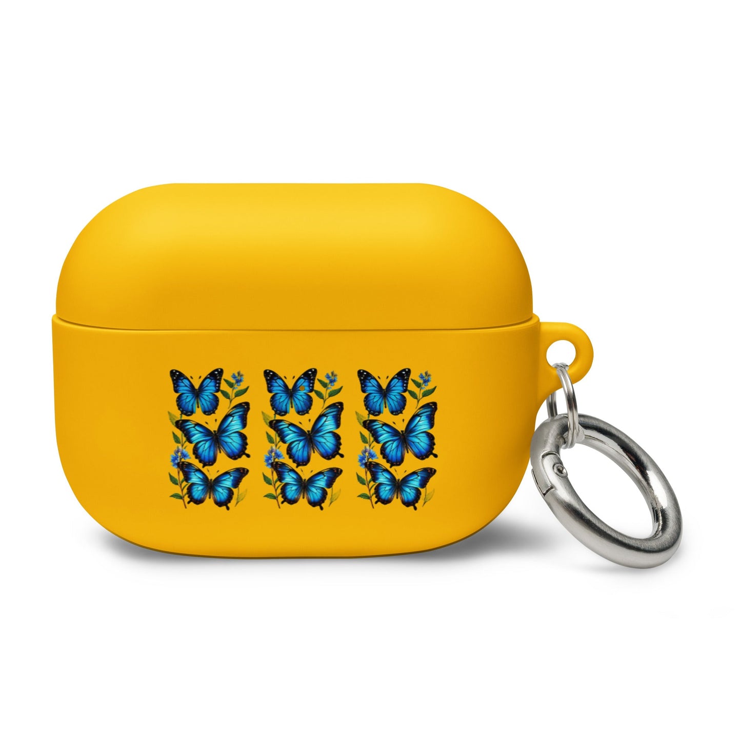 Blue Butterflies Rubber Case for AirPods® - Discovery Co.