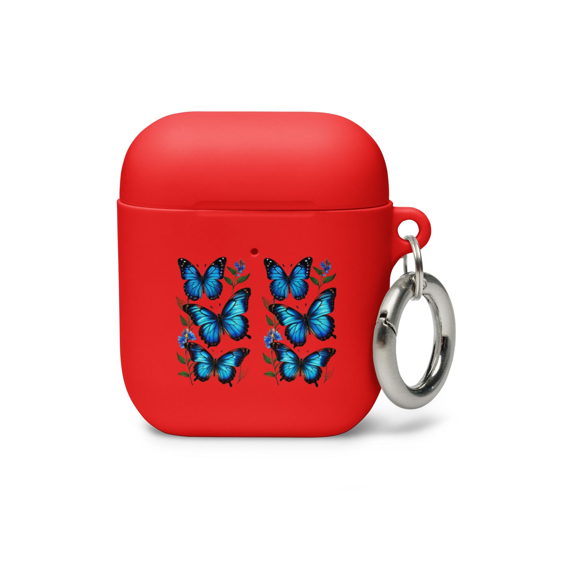 Blue Butterflies Rubber Case for AirPods® - Discovery Co.