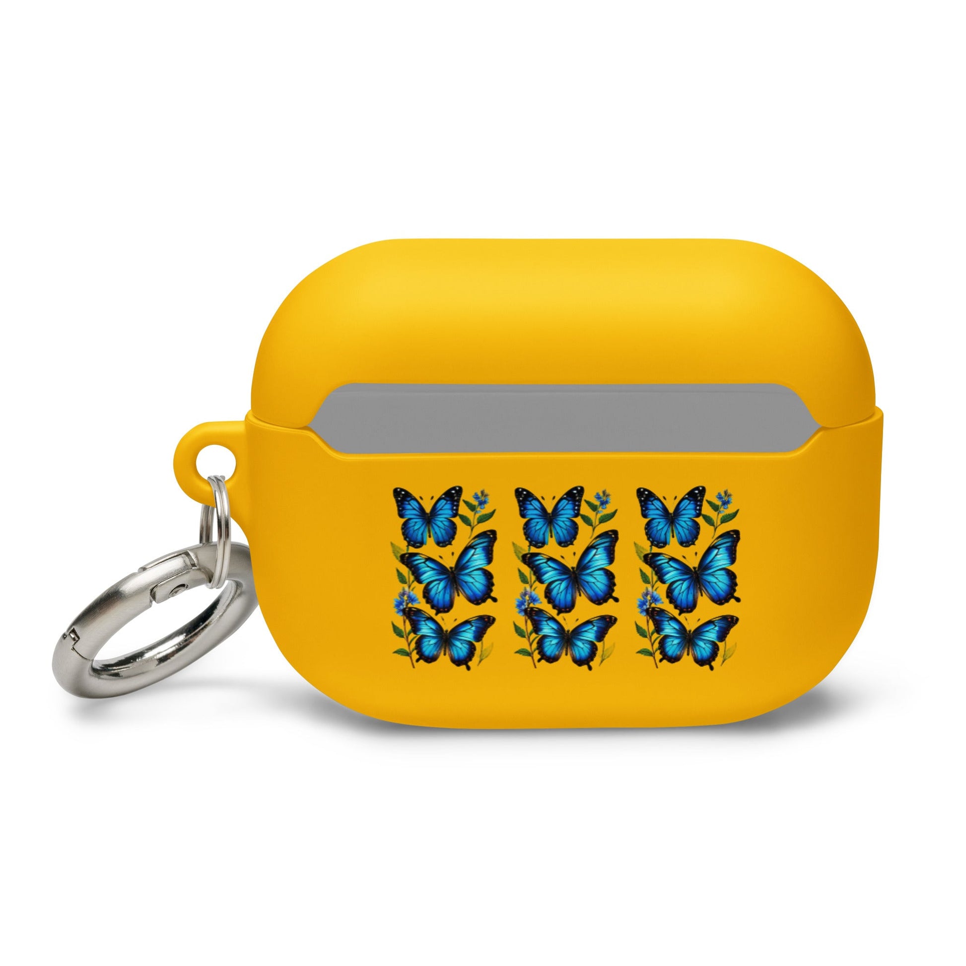 Blue Butterflies Rubber Case for AirPods® - Discovery Co.