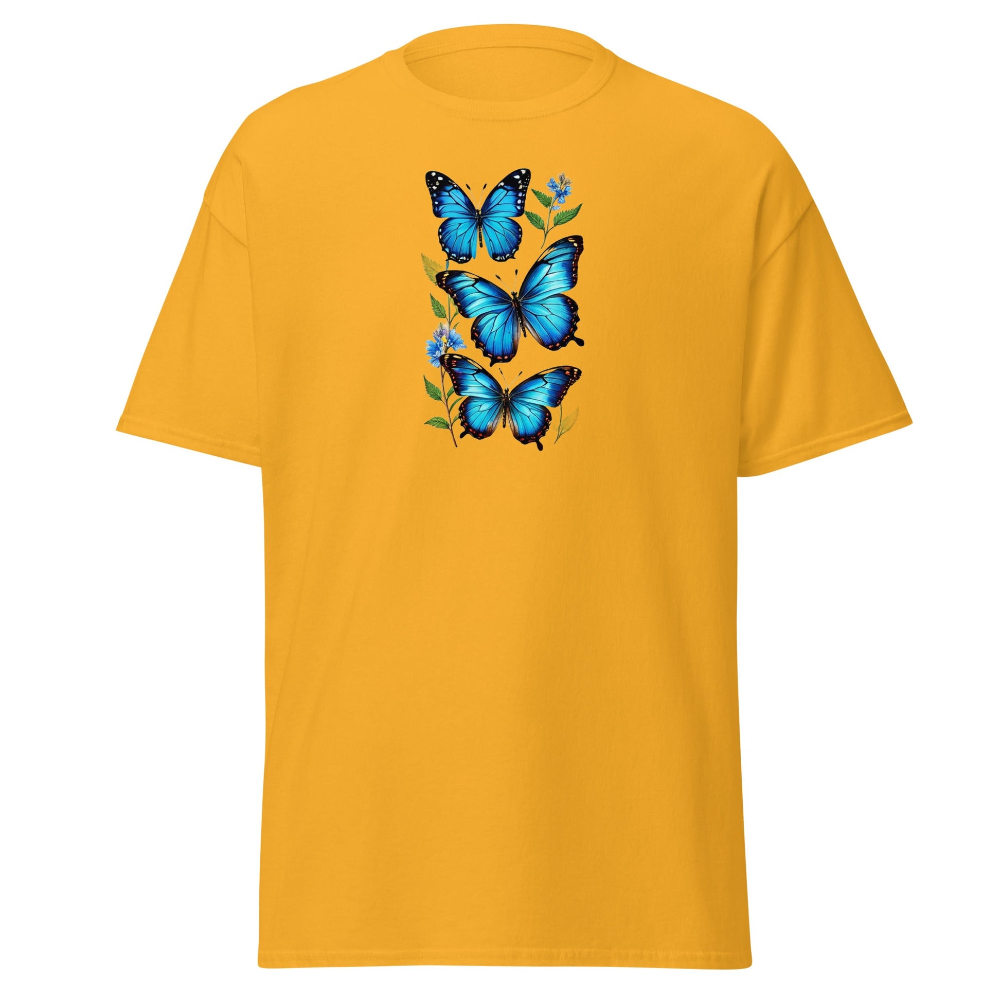 Blue Butterflies Women's (Unisex) Classic Tee - Women's Shirts - Discovery Co.